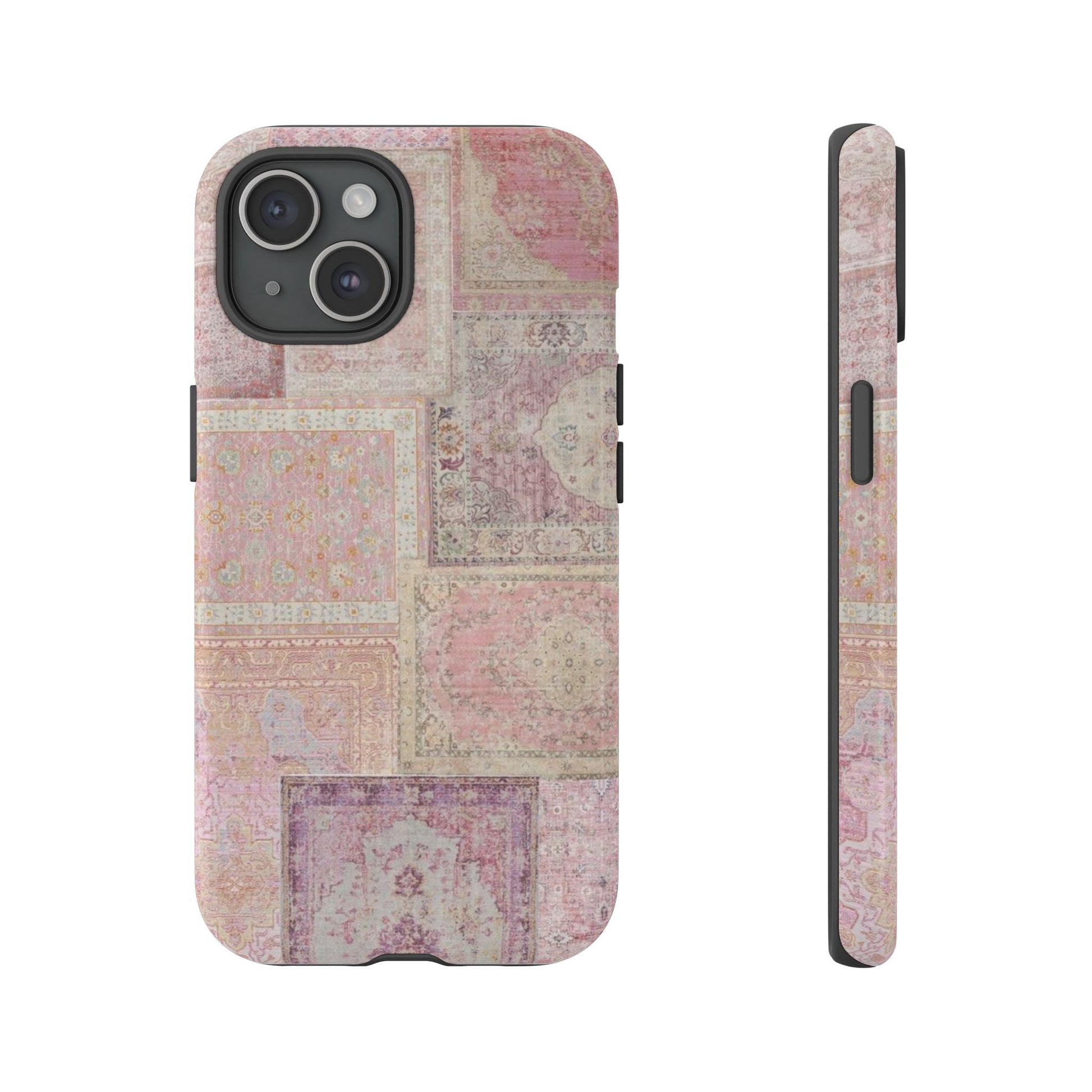 Pink Persian Rug Case (collage)