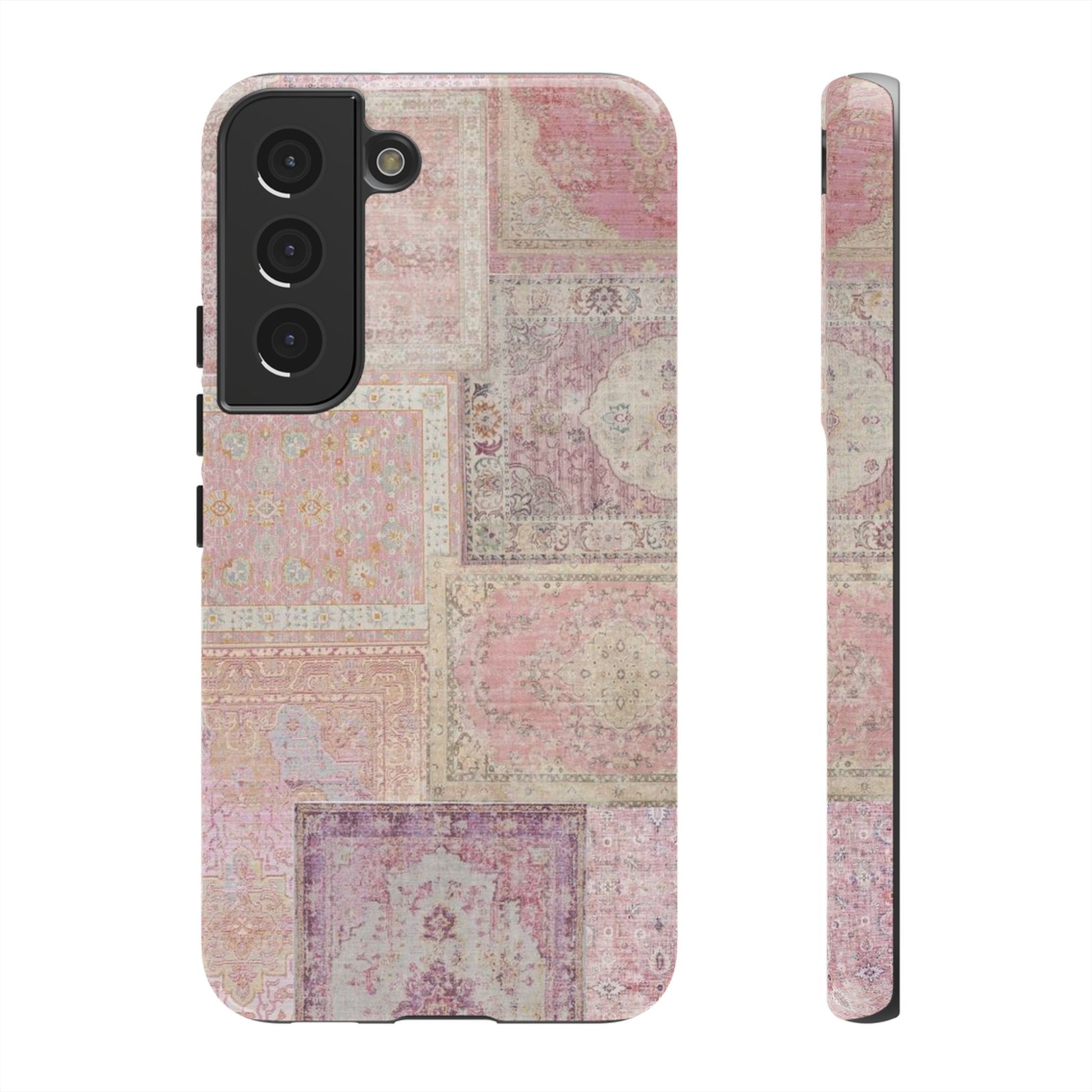 Pink Persian Rug Case (collage)