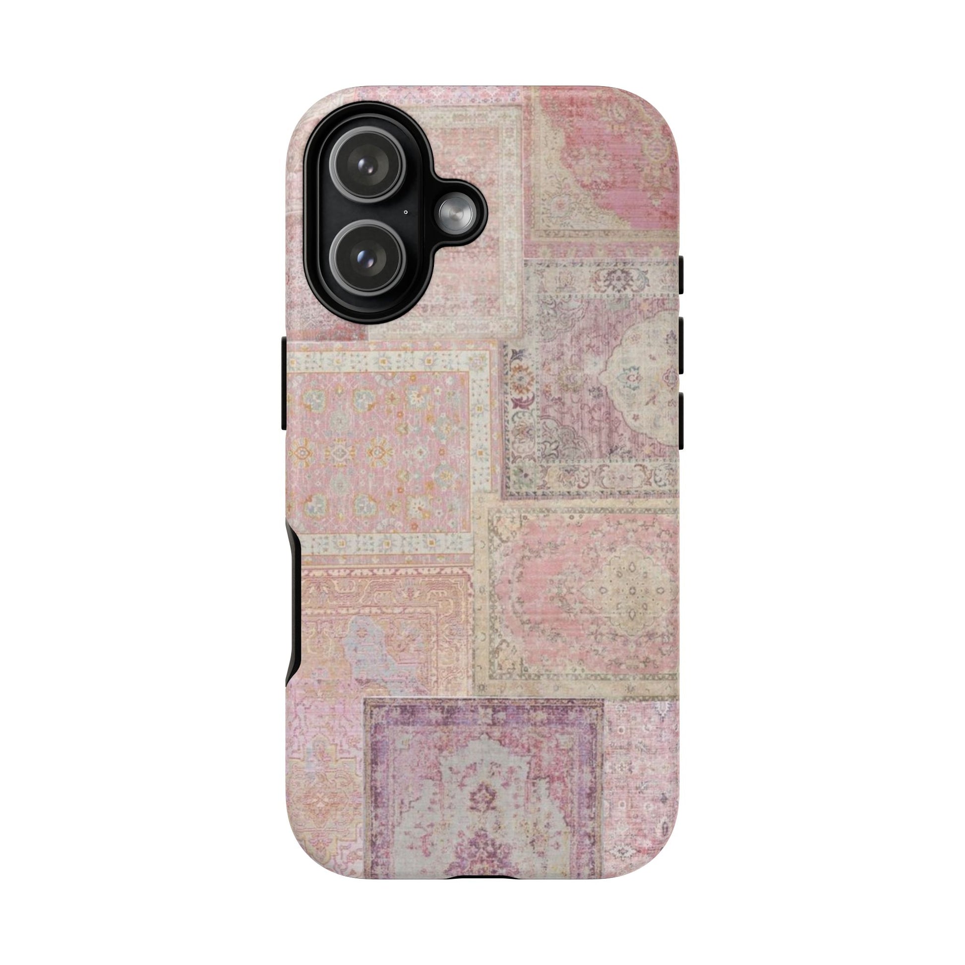 Pink Persian Rug Case (collage)