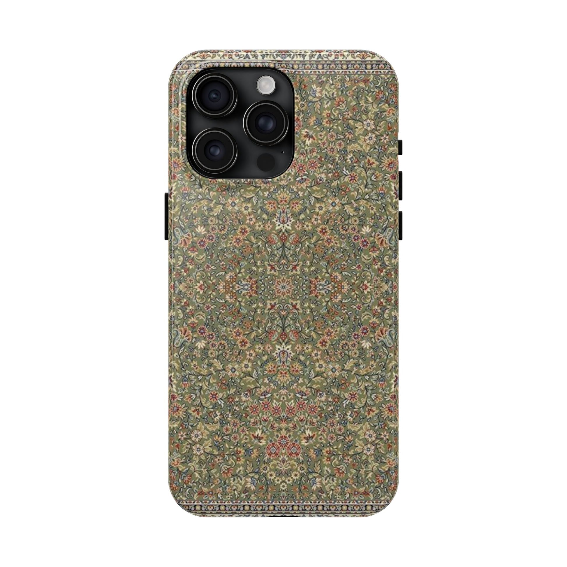Green Persian Rug Case