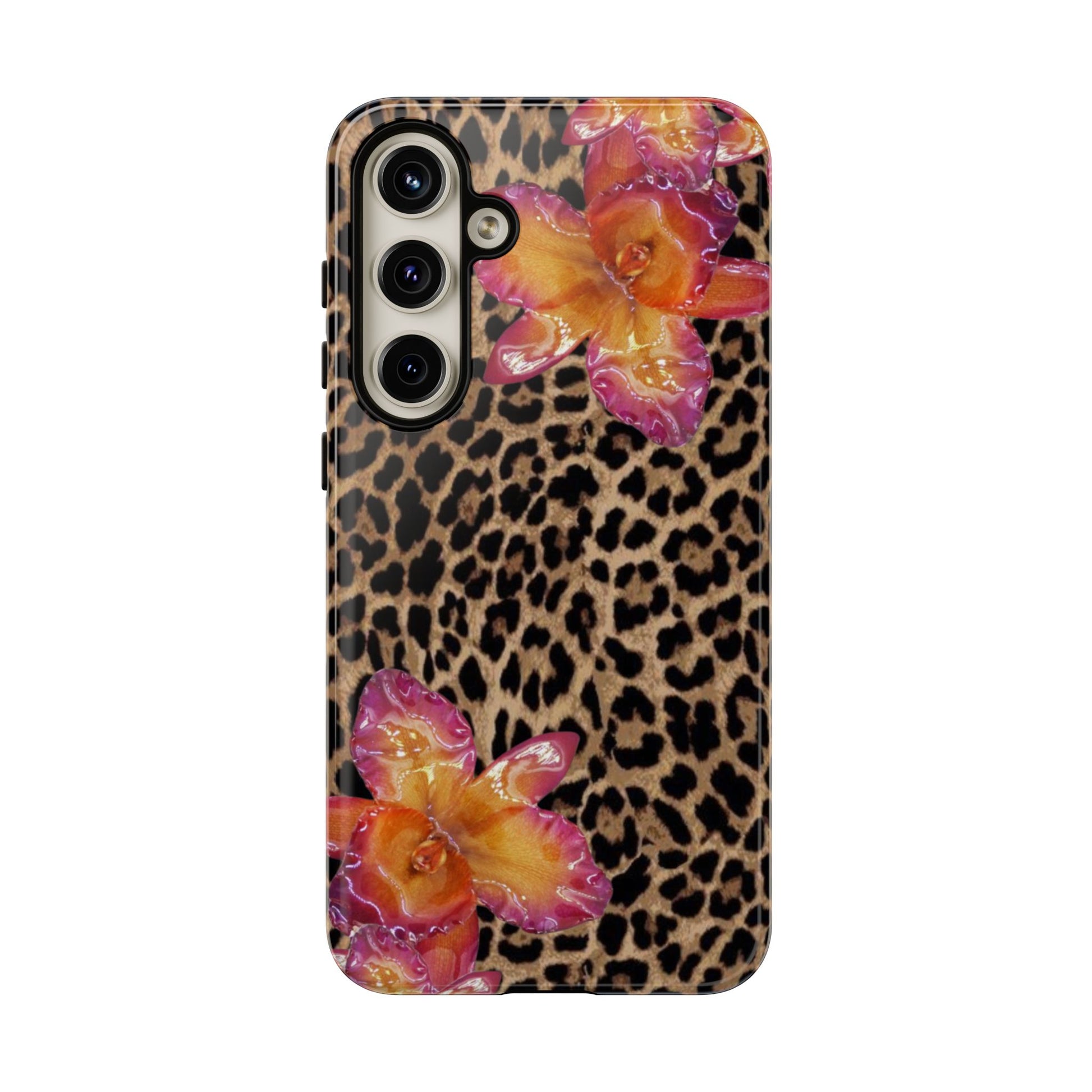 Leopard flower case