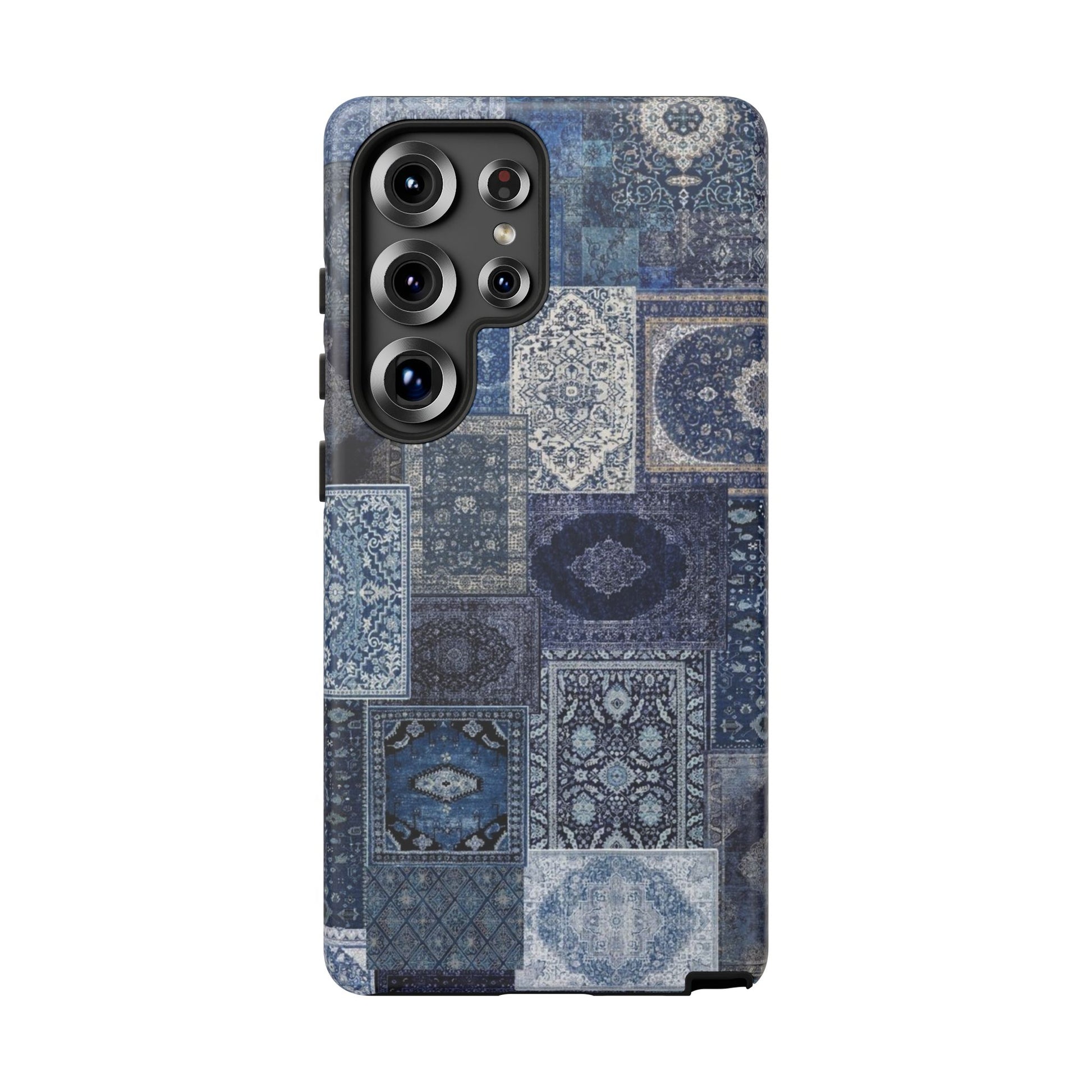 Blue Persian Rug Case (collage)