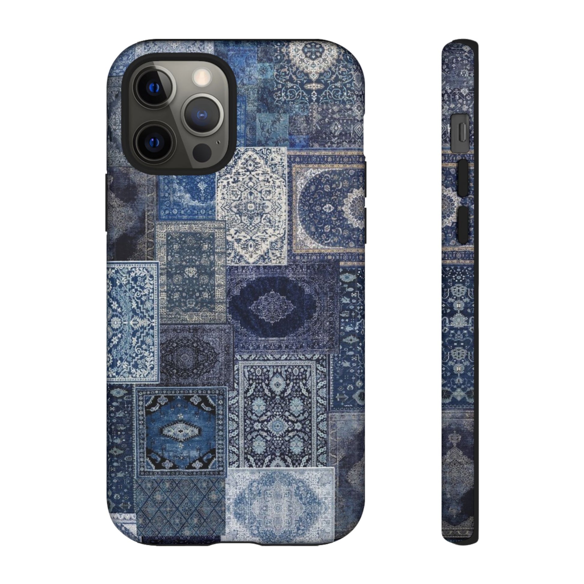 Blue Persian Rug Case (collage)