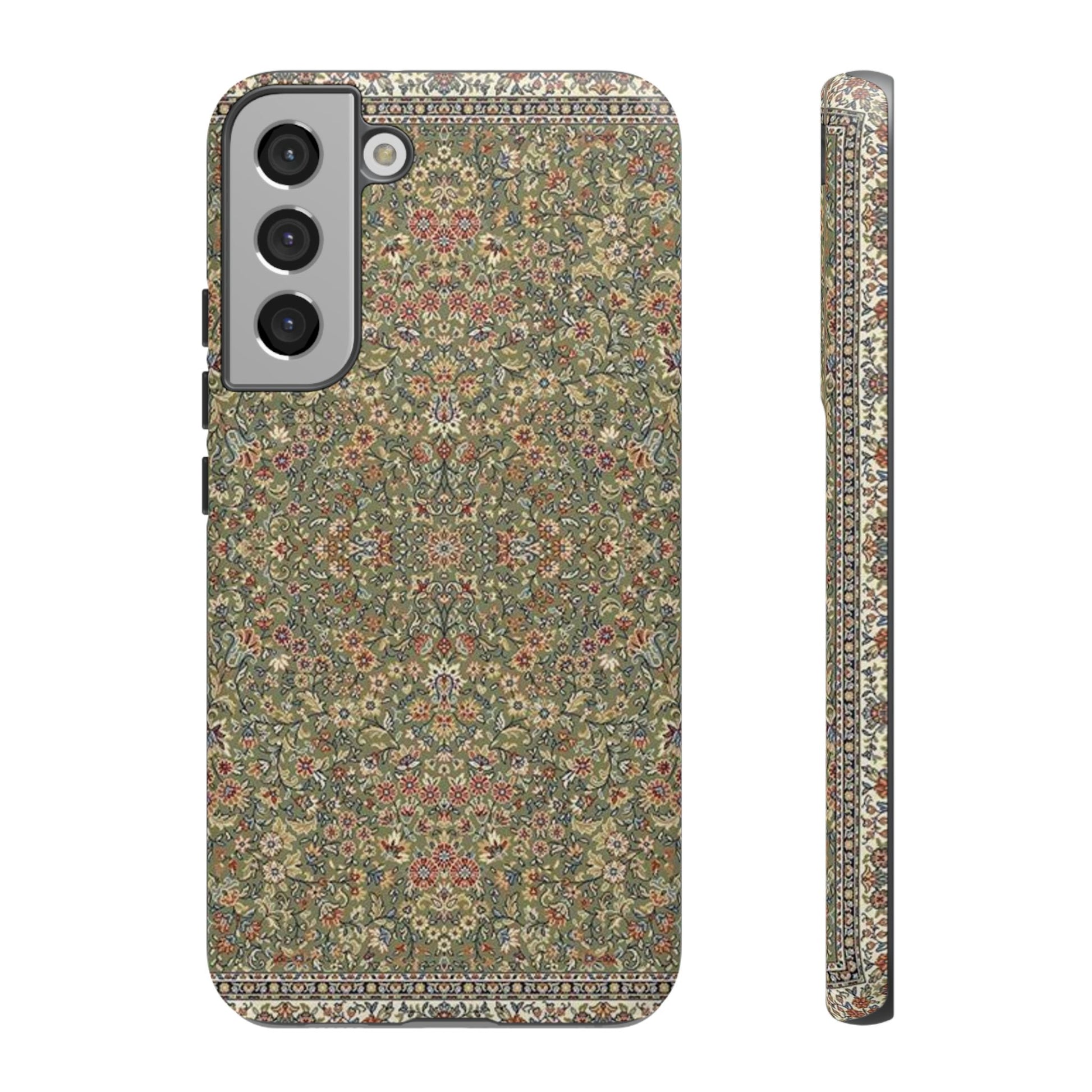 Green Persian Rug Case