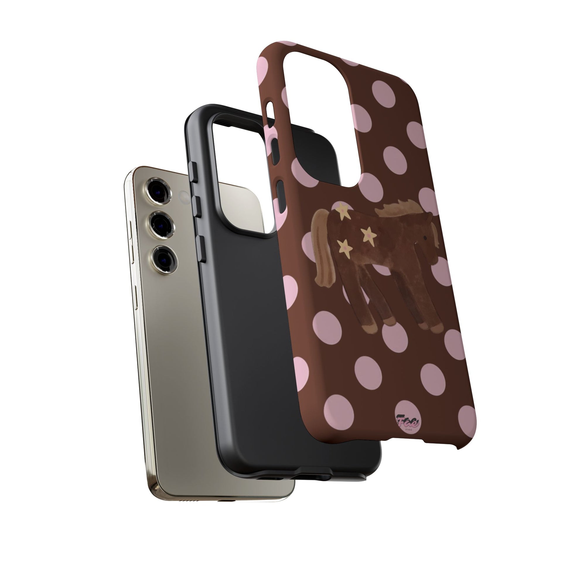 The horse year  case (brown)