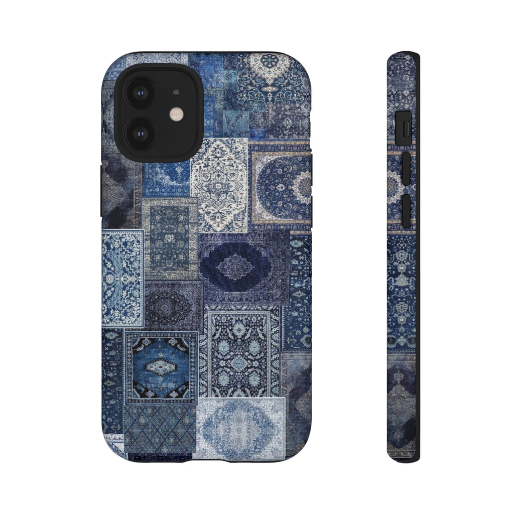 Blue Persian Rug Case (collage)