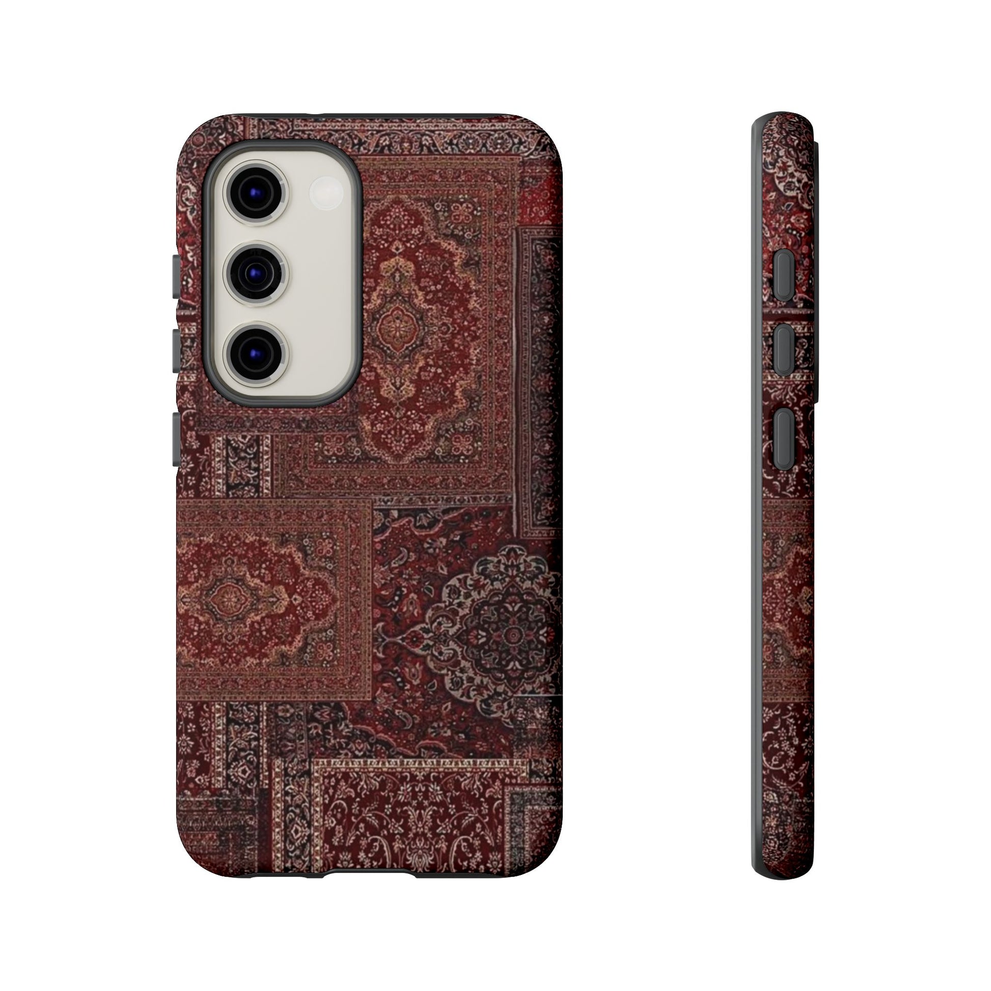 Red Persian Rug Case (collage)