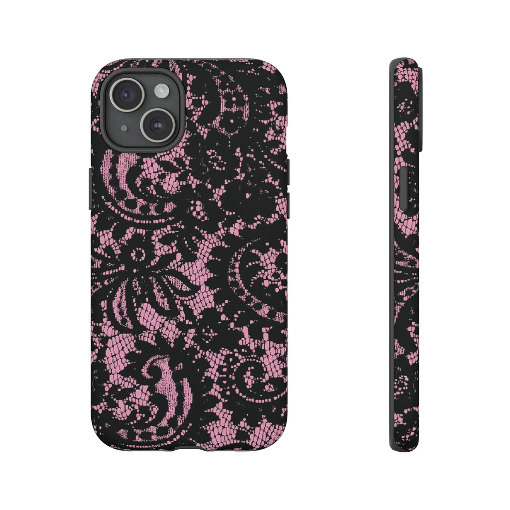 Pink lace case