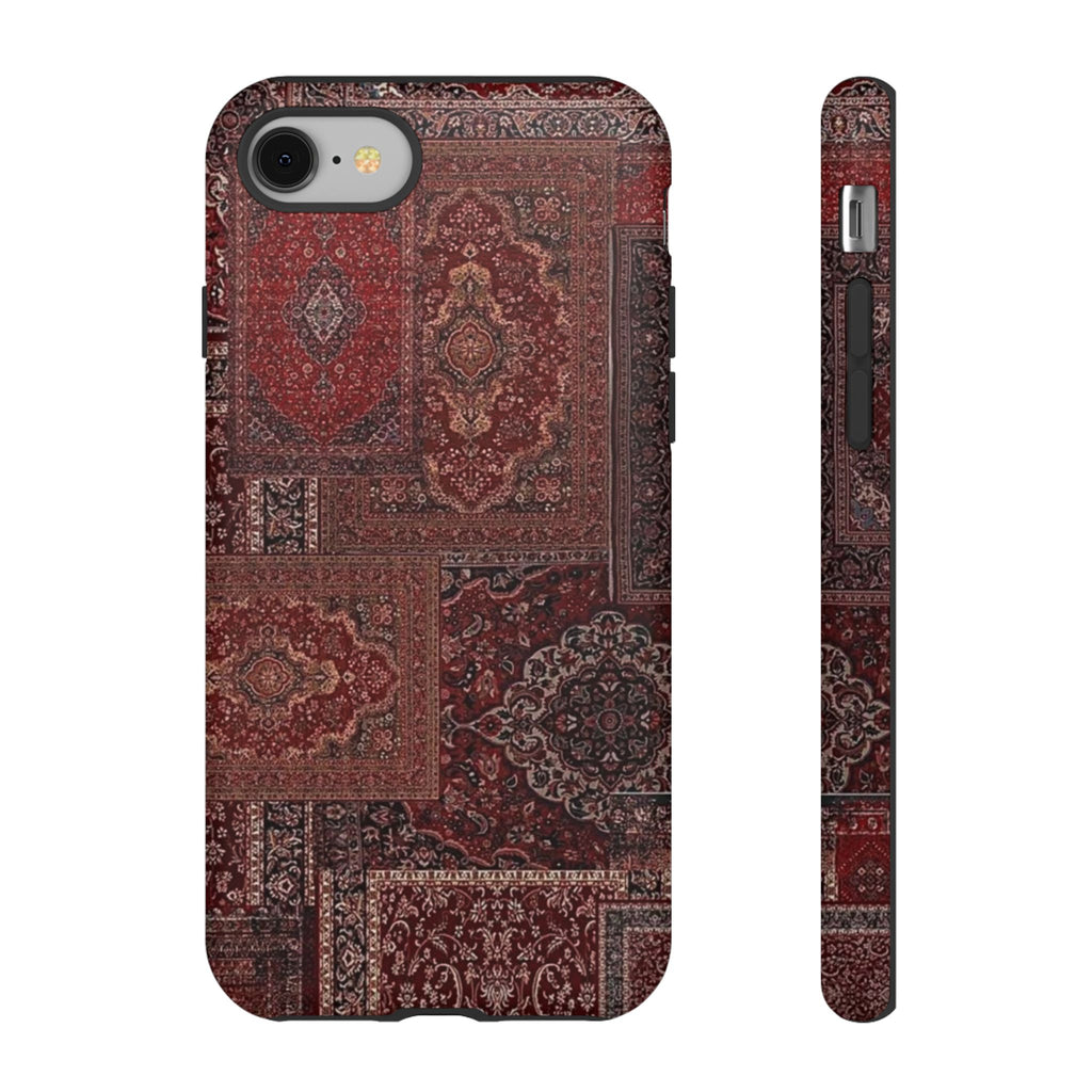 Red Persian Rug Case (collage)