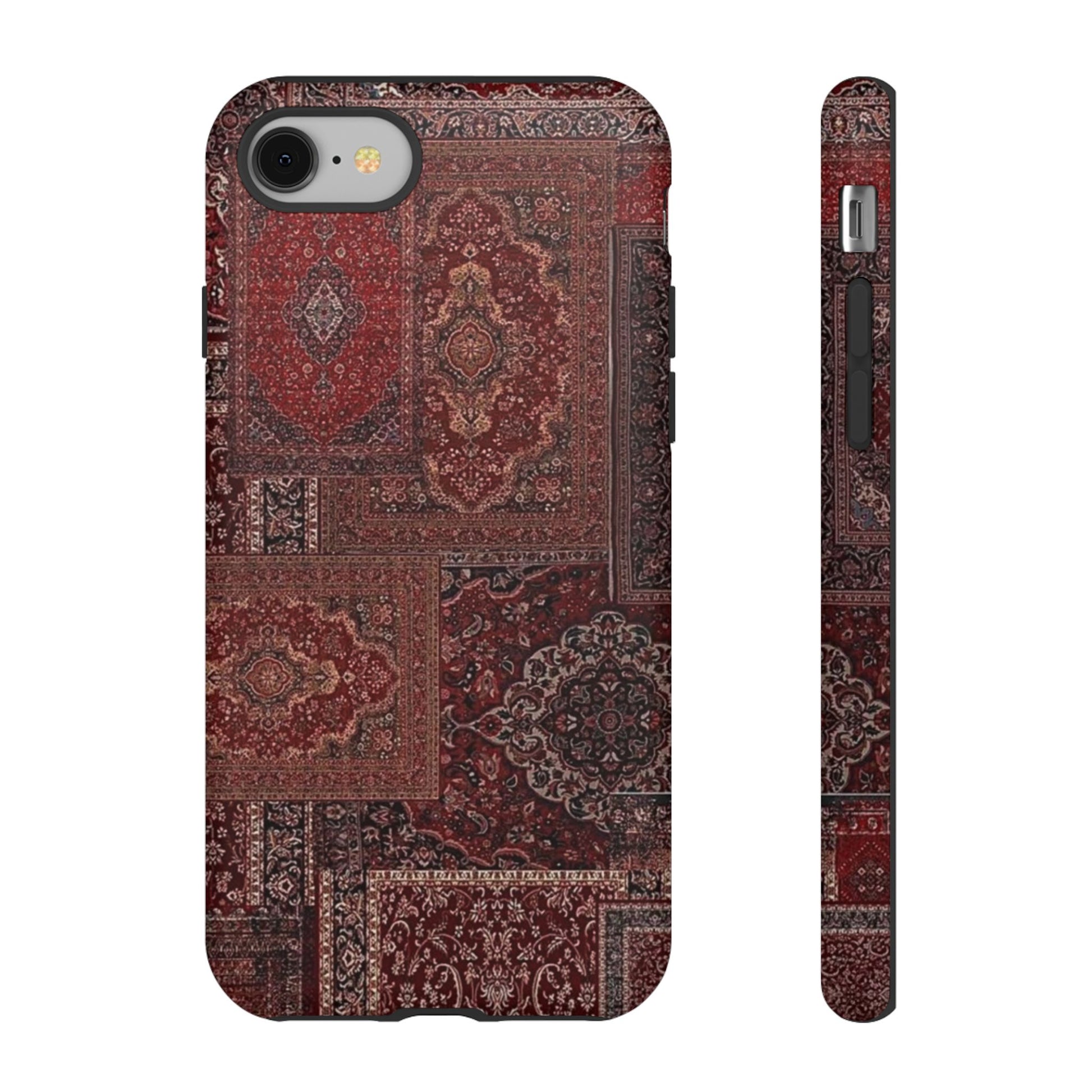 Red Persian Rug Case (collage)