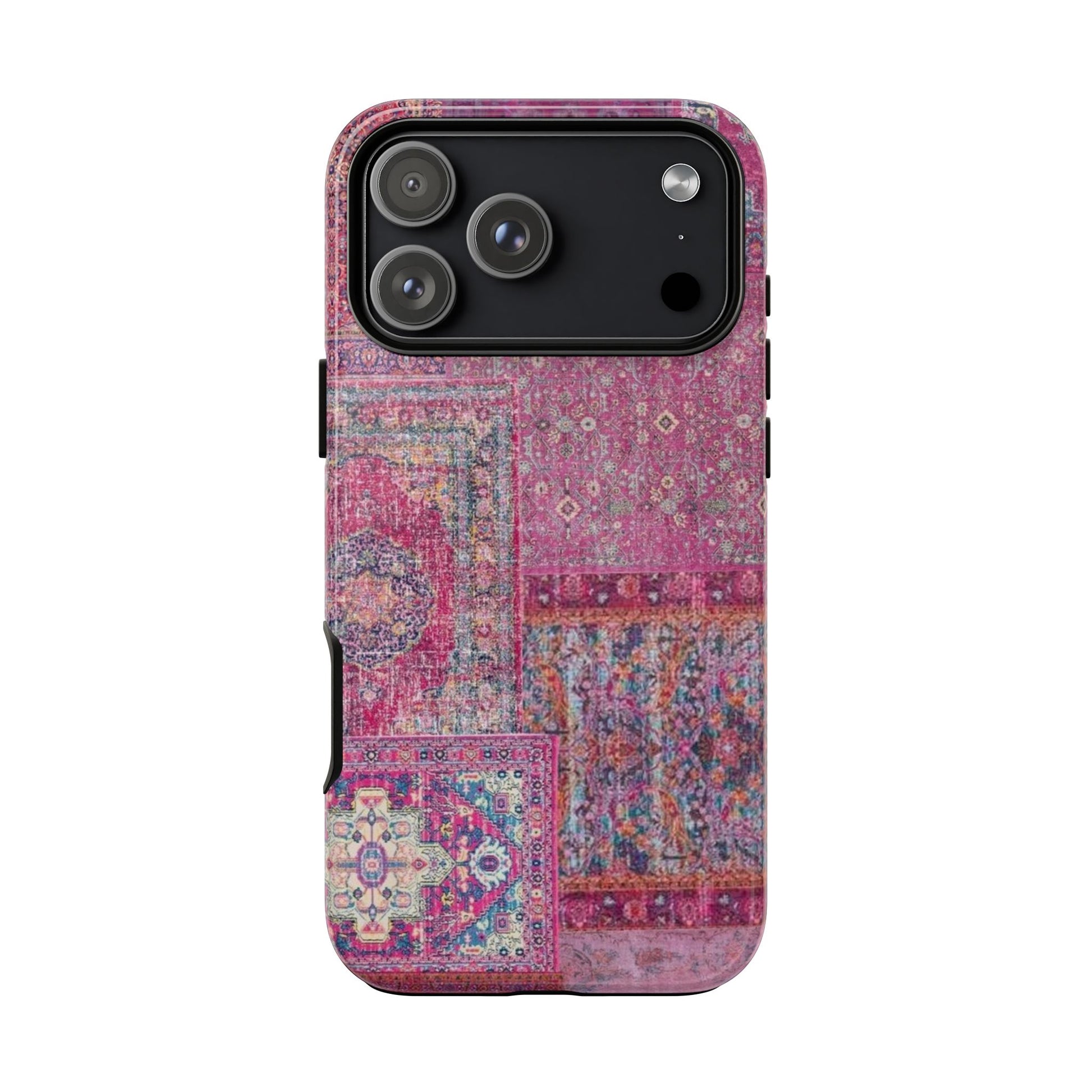 Dark Pink Persian Rug Case