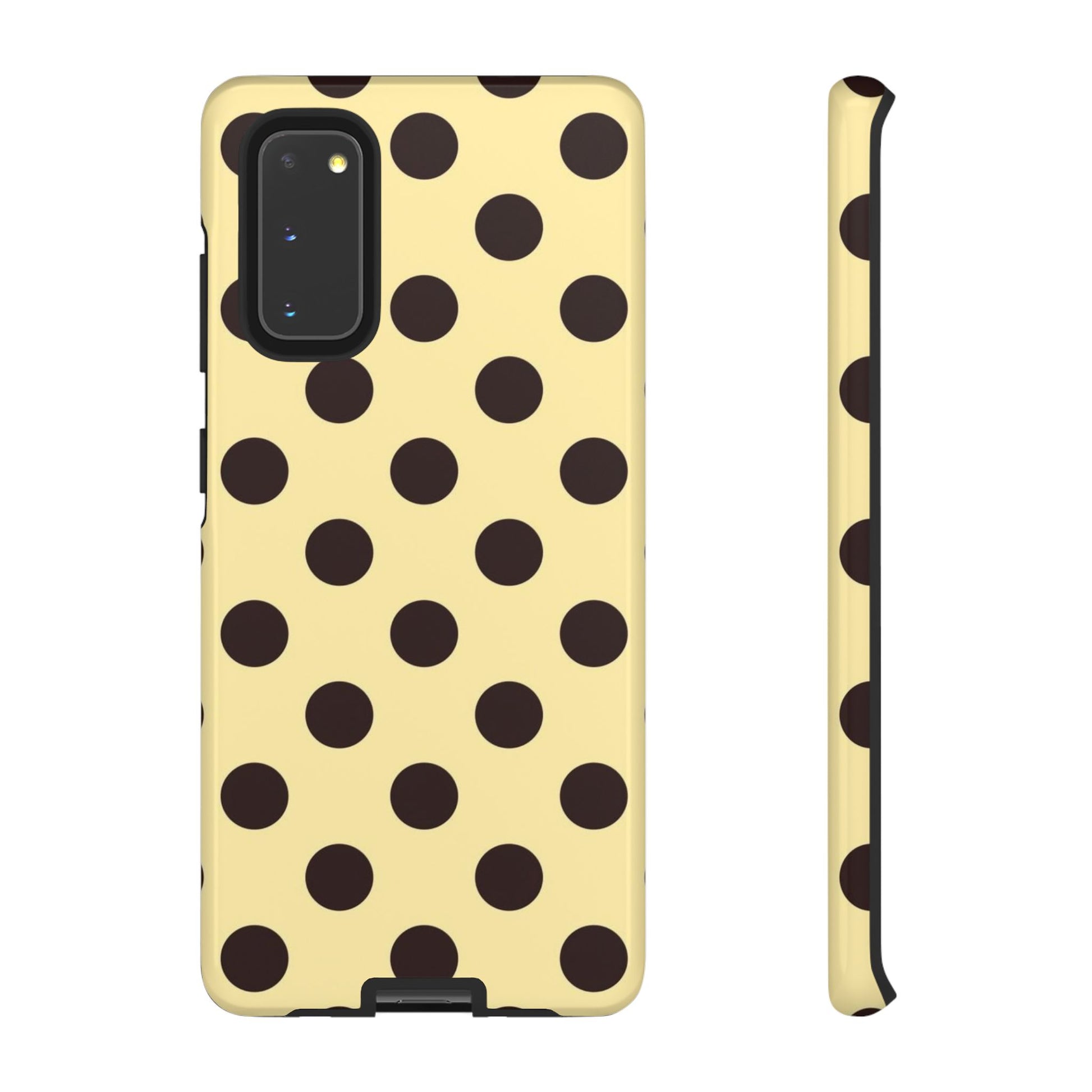 Yellow polka dot  case