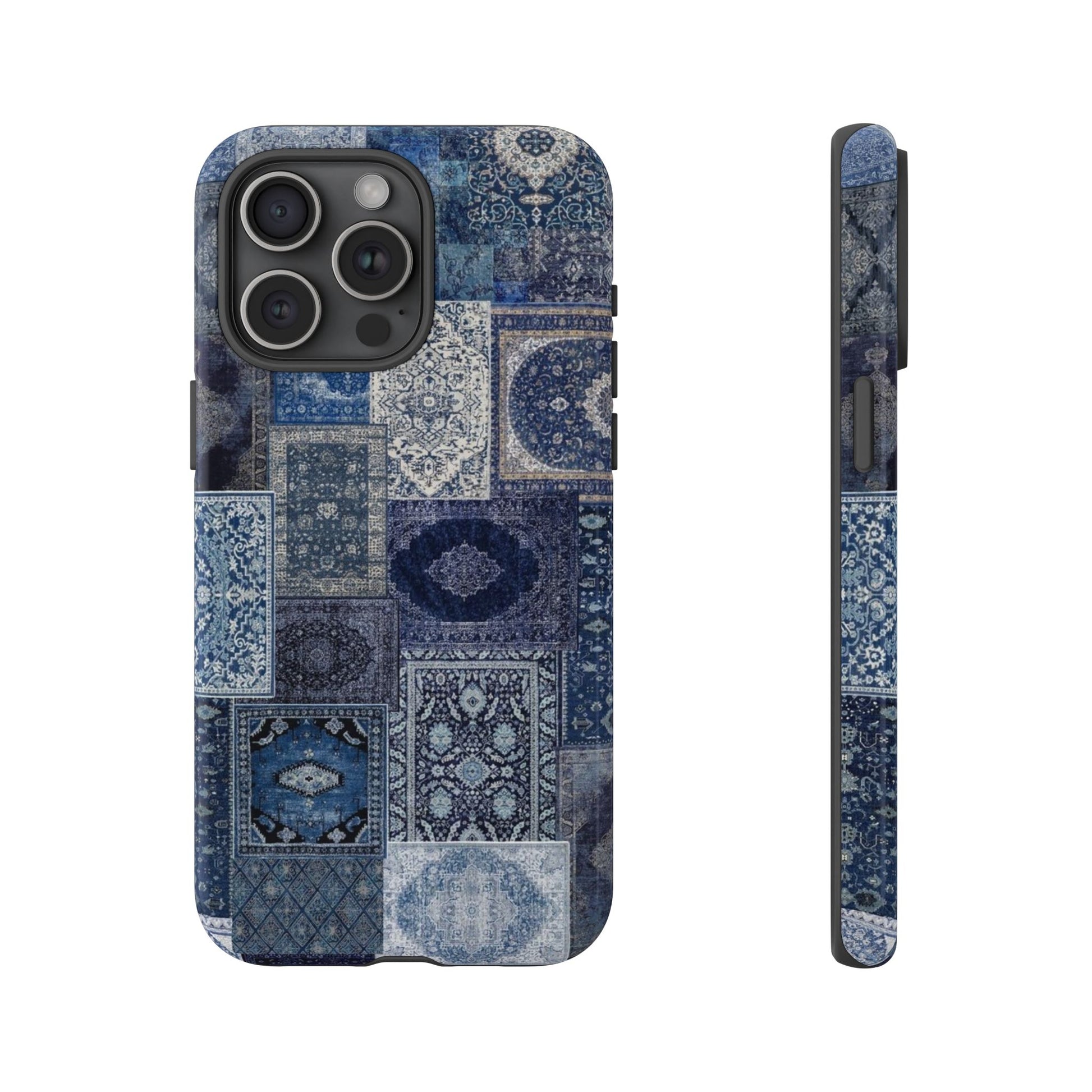 Blue Persian Rug Case (collage)