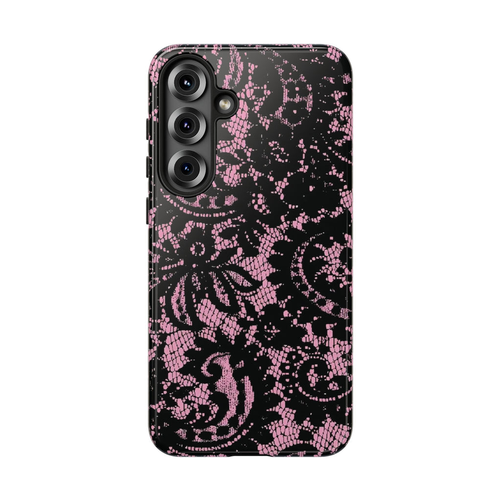 Pink lace case