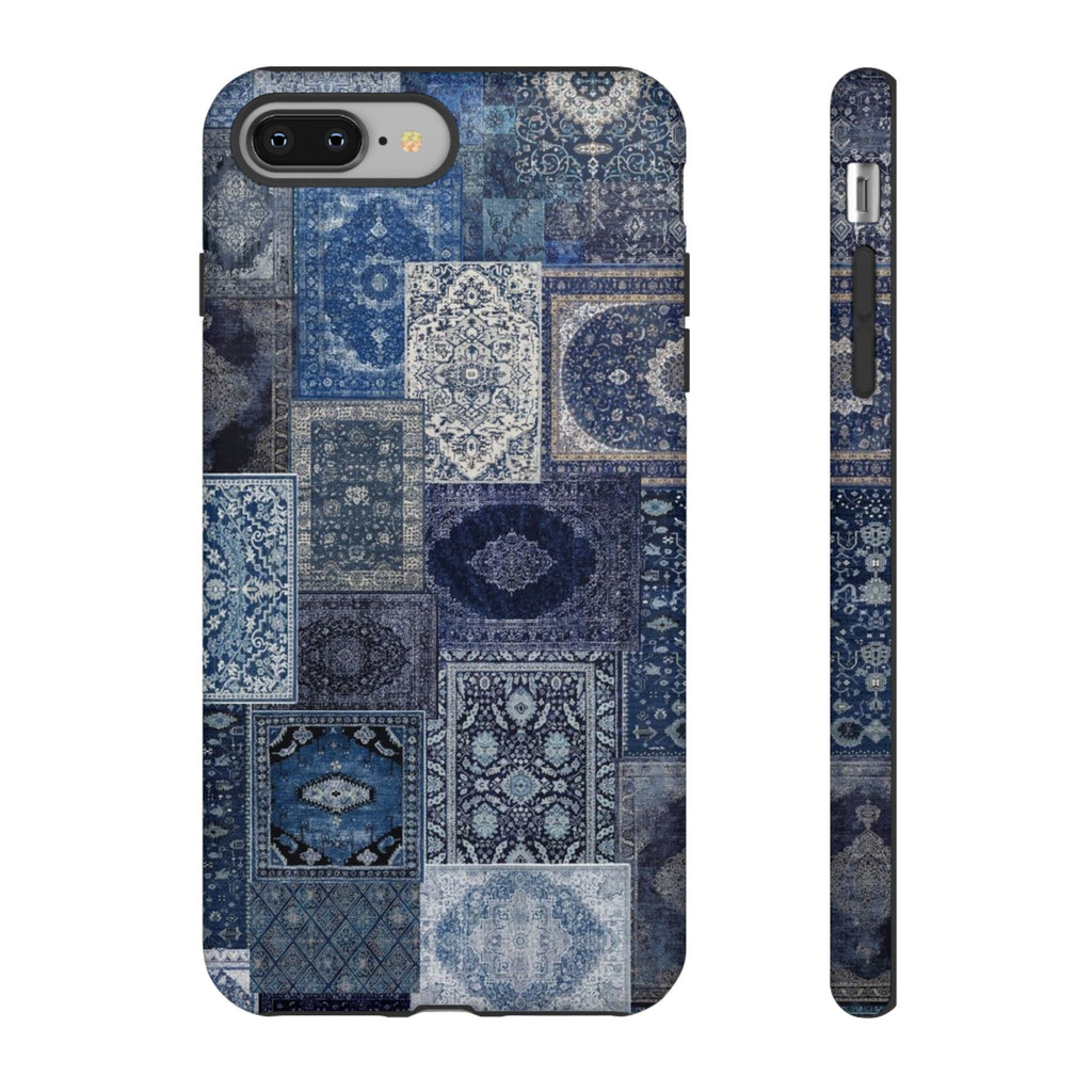 Blue Persian Rug Case (collage)