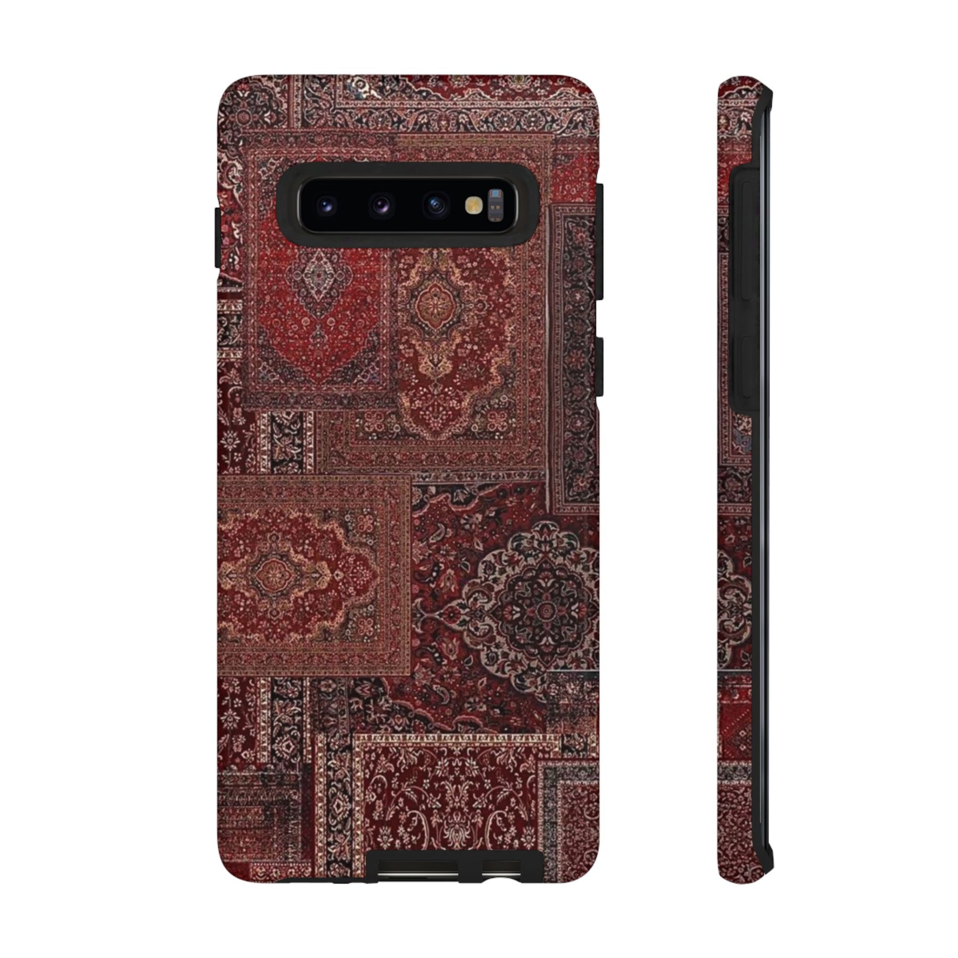 Red Persian Rug Case (collage)