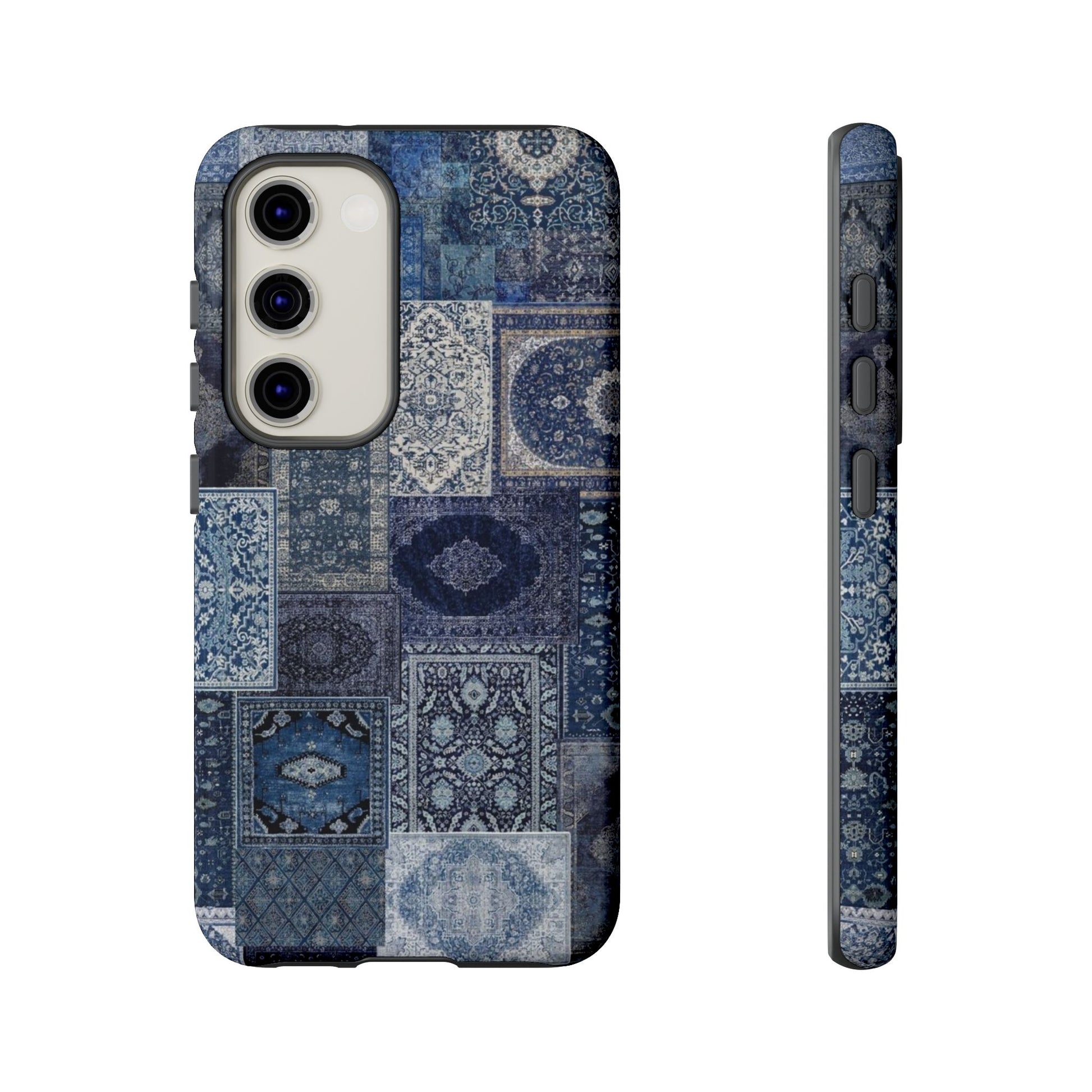 Blue Persian Rug Case (collage)