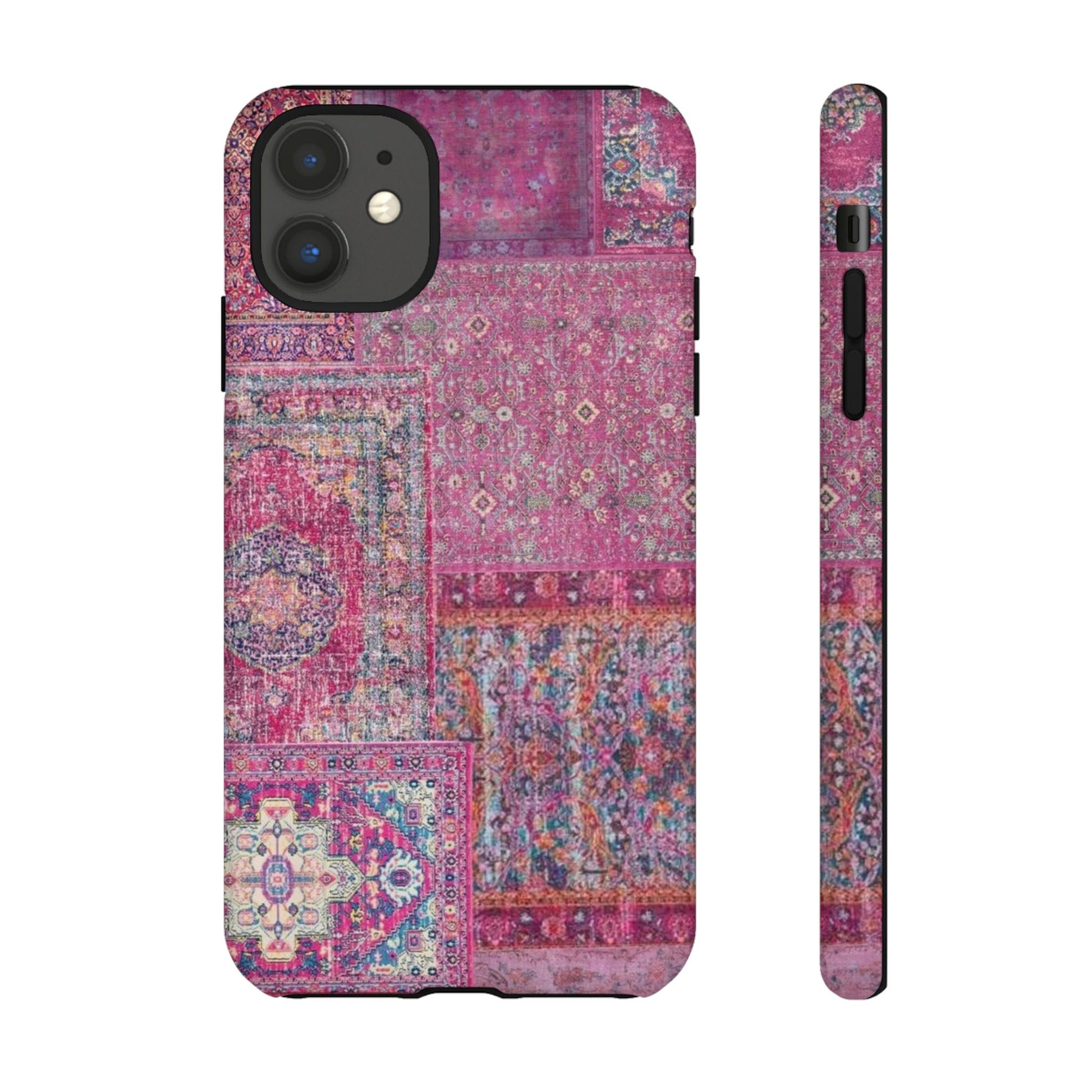 Dark Pink Persian Rug Case