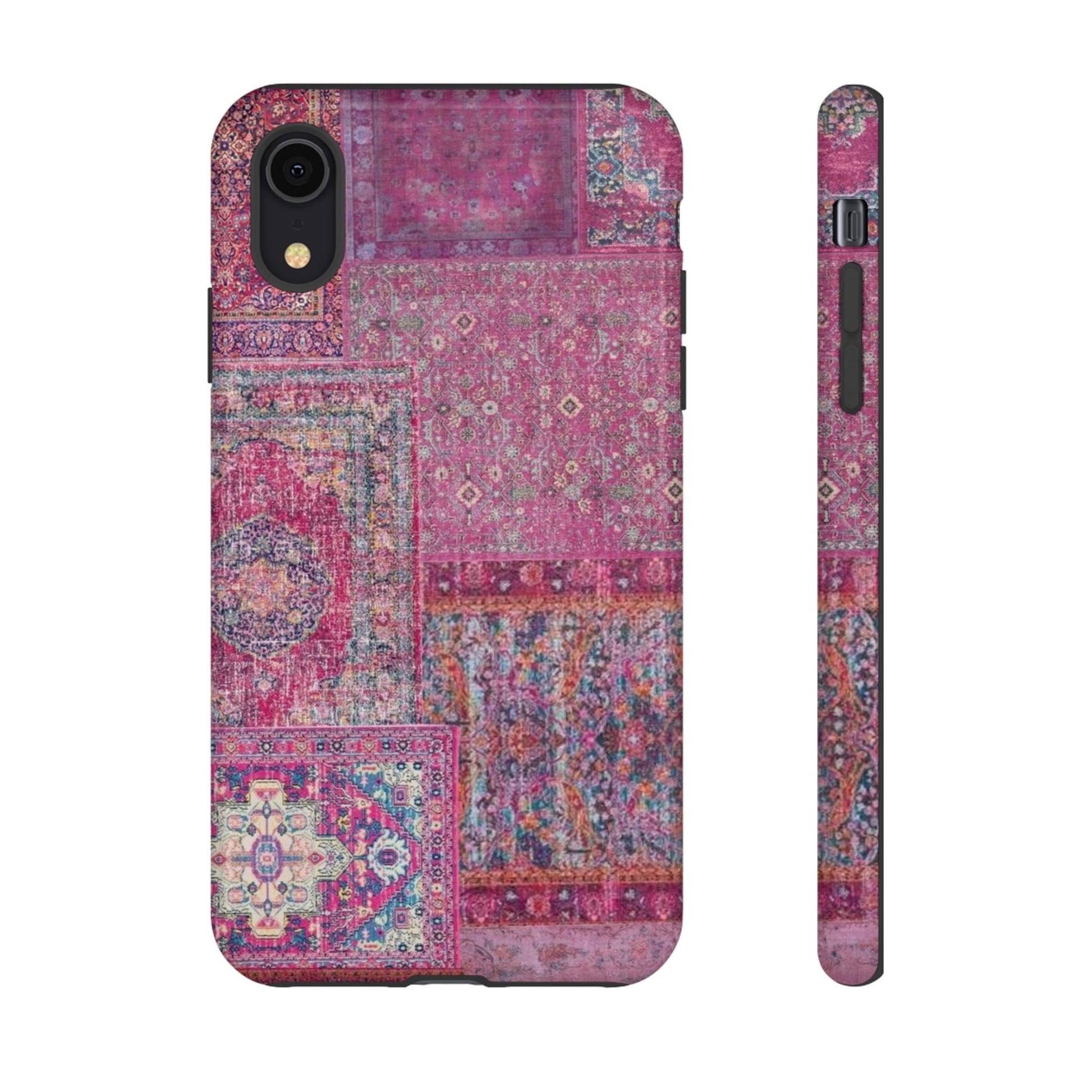Dark Pink Persian Rug Case