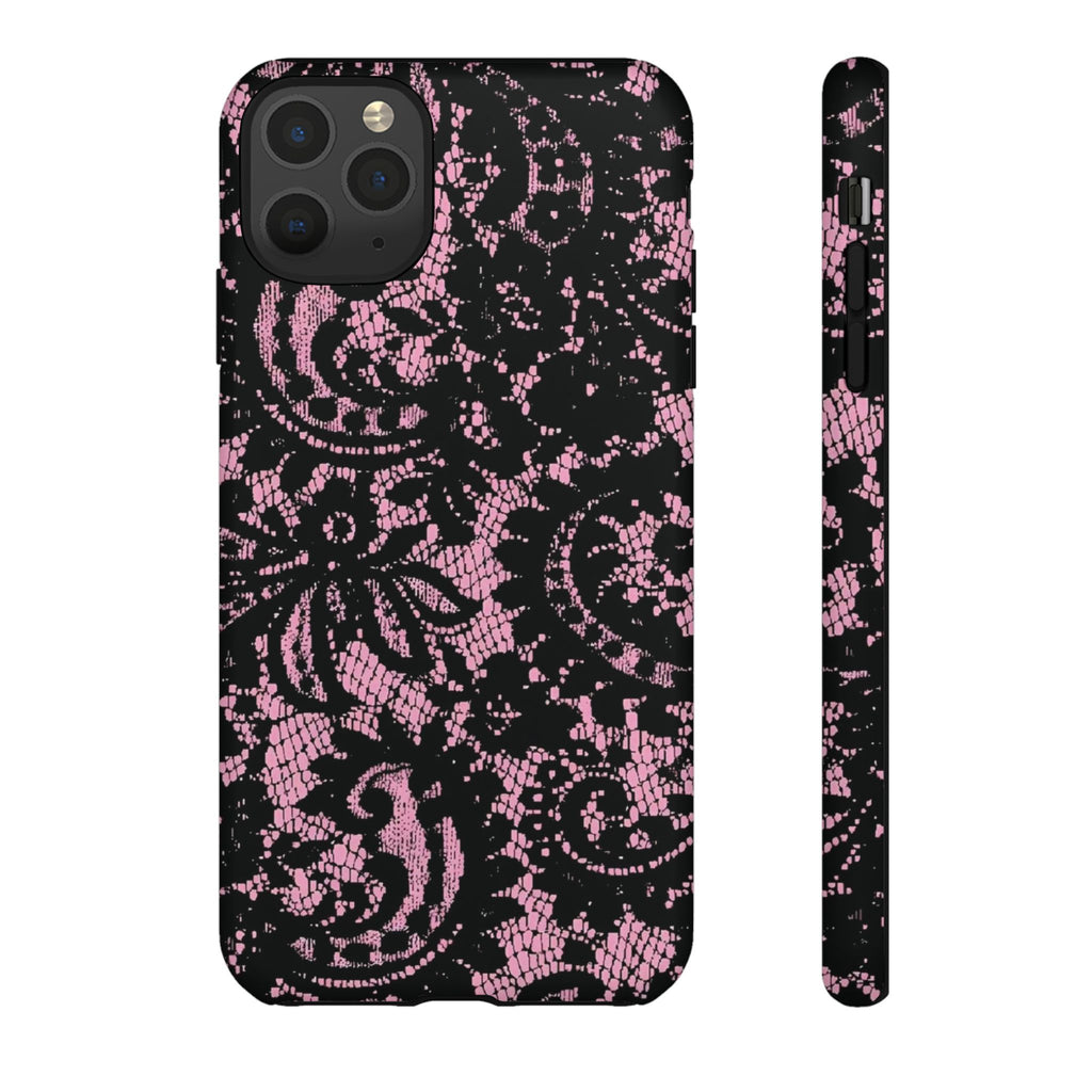 Pink lace case