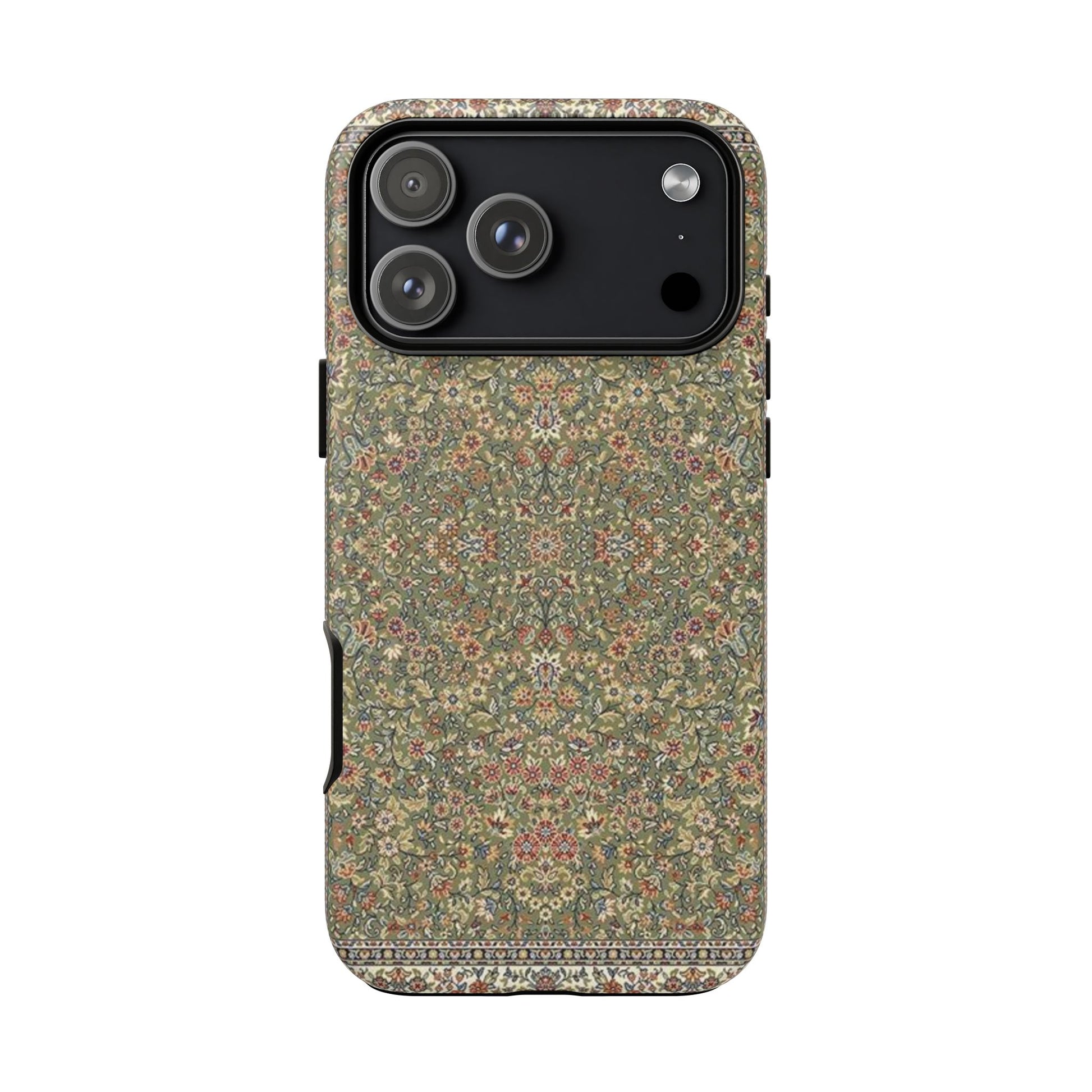 Green Persian Rug Case