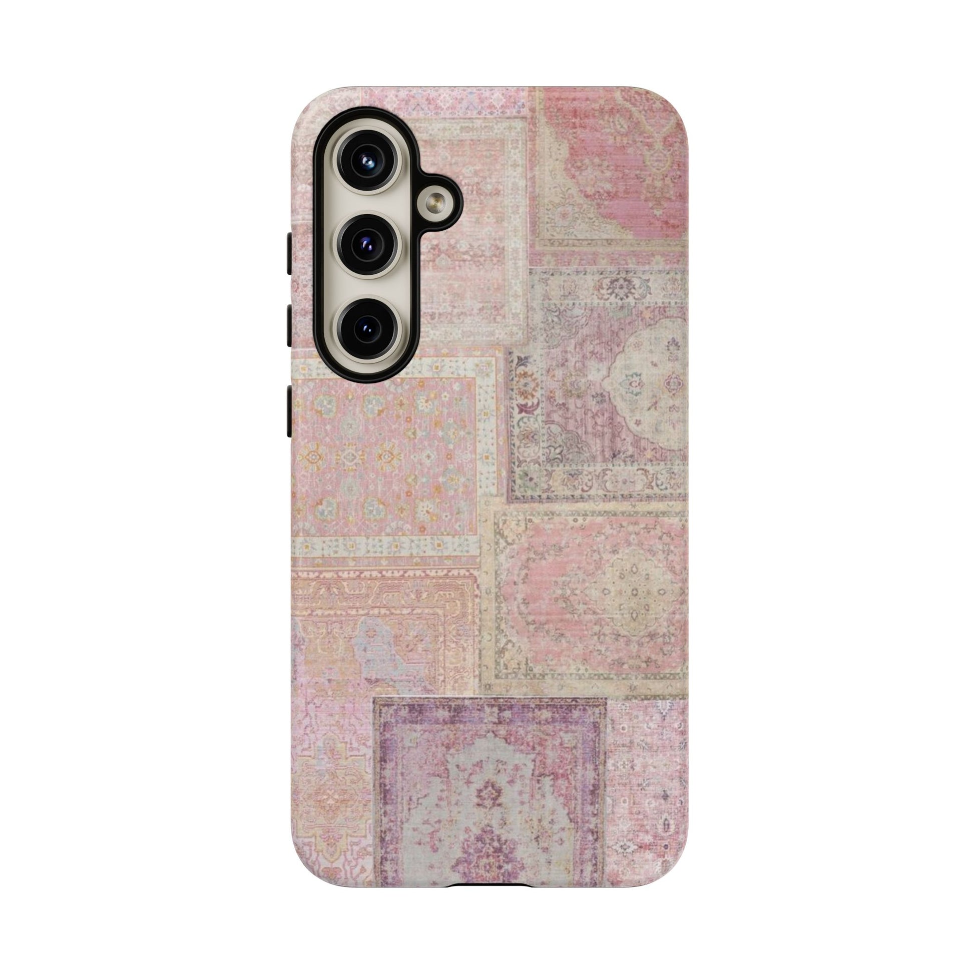 Pink Persian Rug Case (collage)