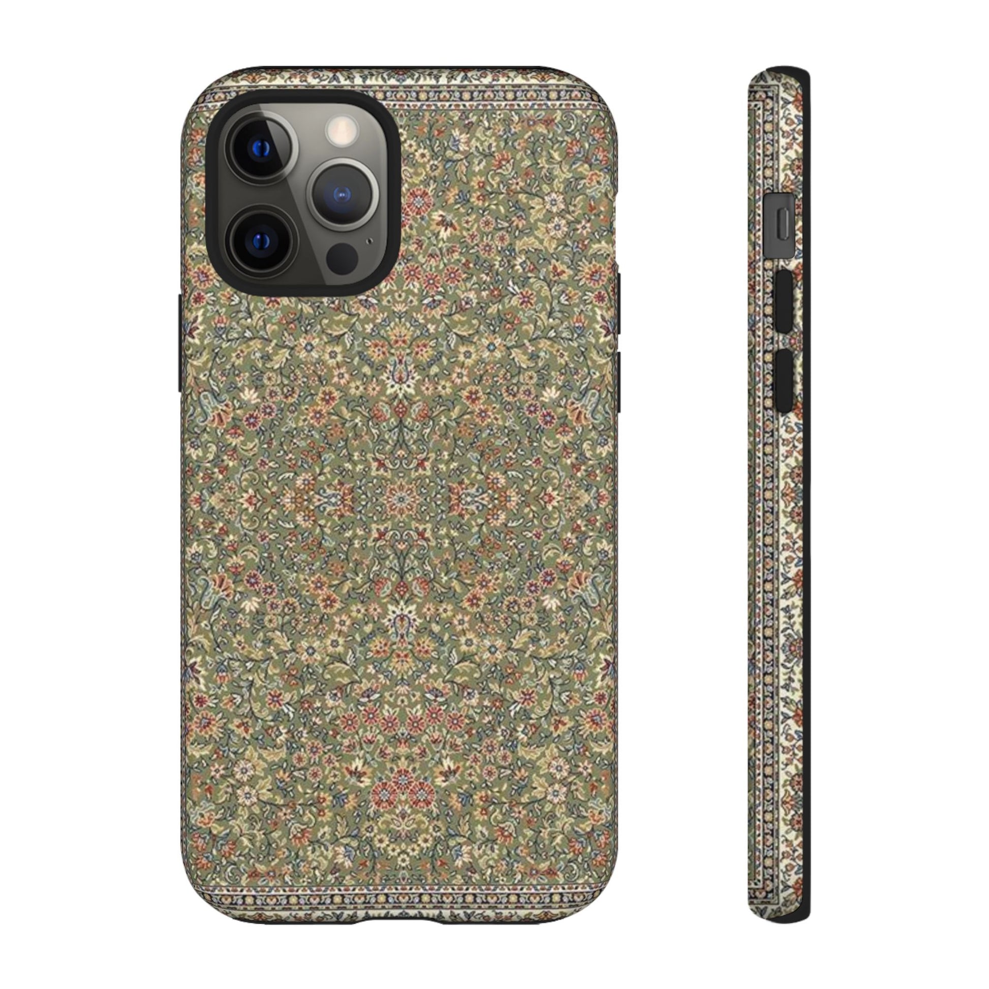 Green Persian Rug Case