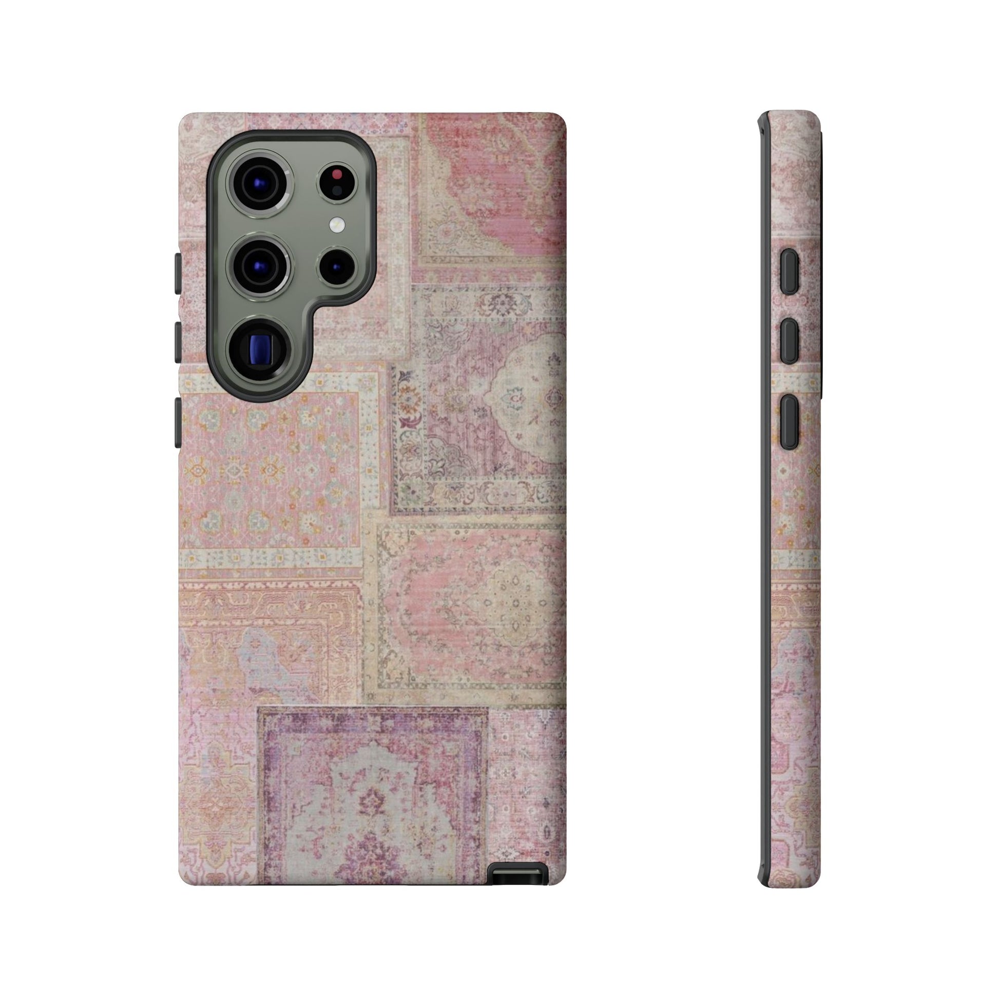 Pink Persian Rug Case (collage)