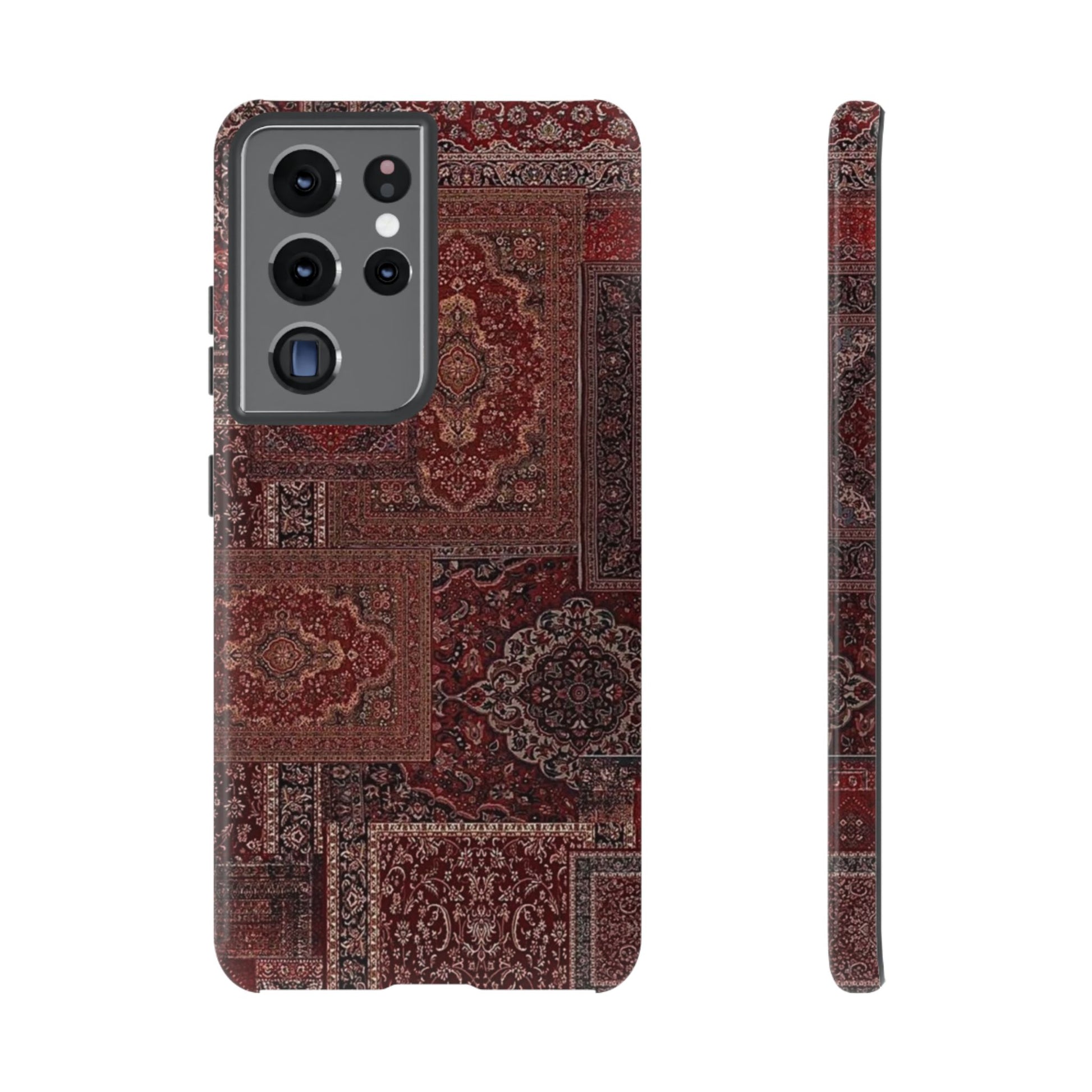 Red Persian Rug Case (collage)