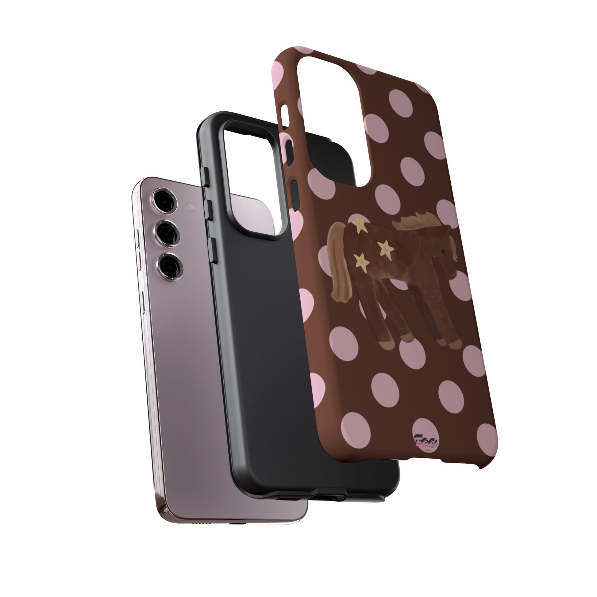 The horse year  case (brown)