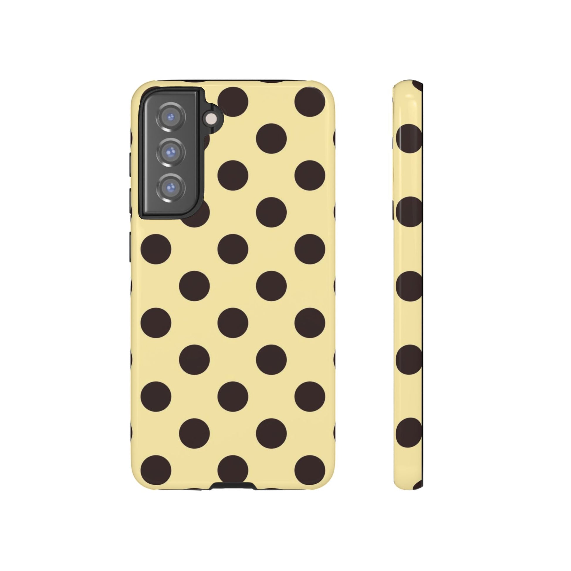 Yellow polka dot  case