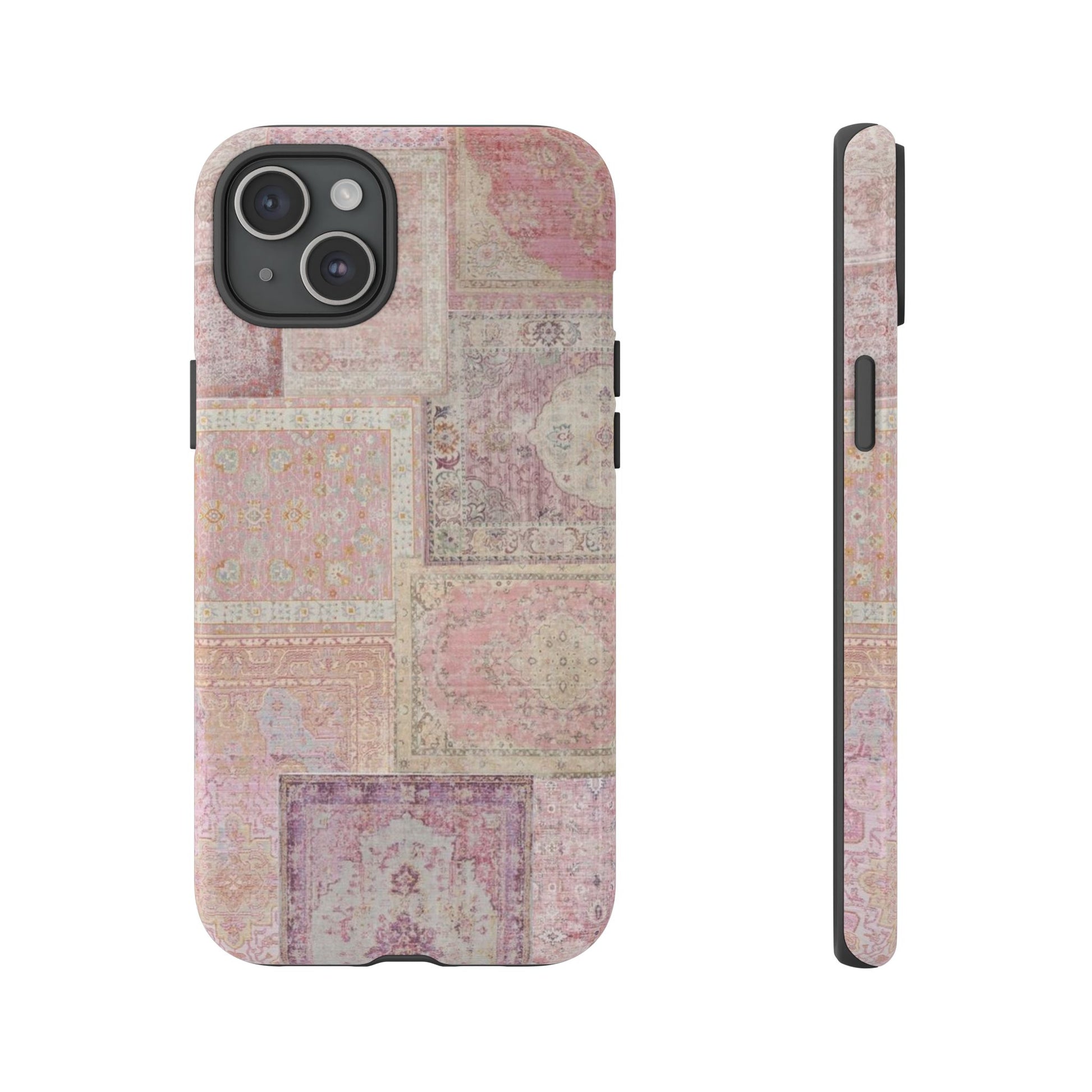 Pink Persian Rug Case (collage)