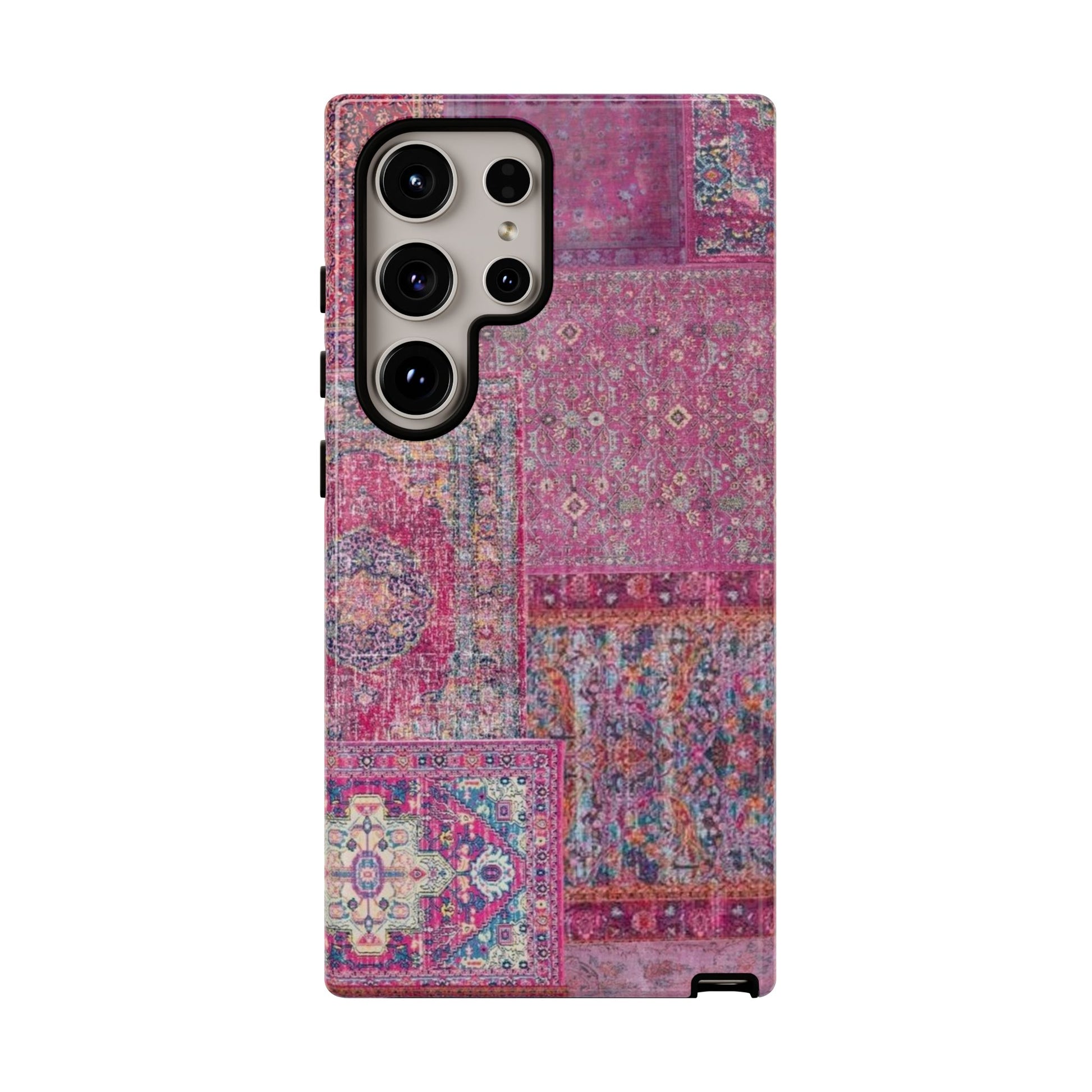 Dark Pink Persian Rug Case