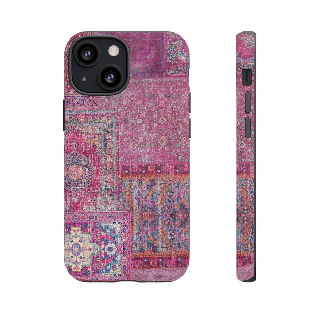 Dark Pink Persian Rug Case