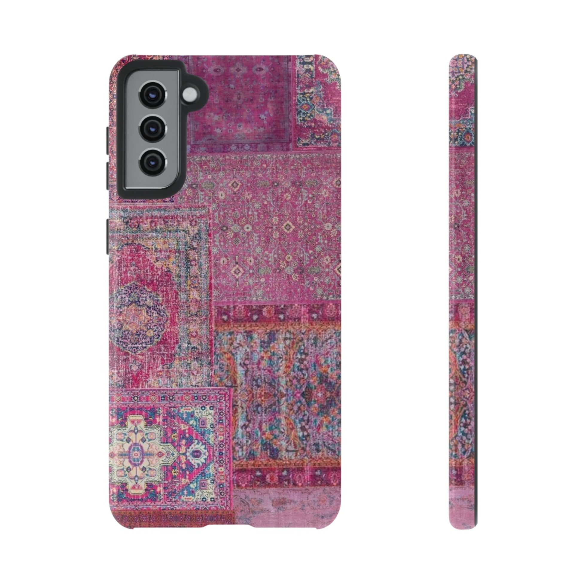 Dark Pink Persian Rug Case