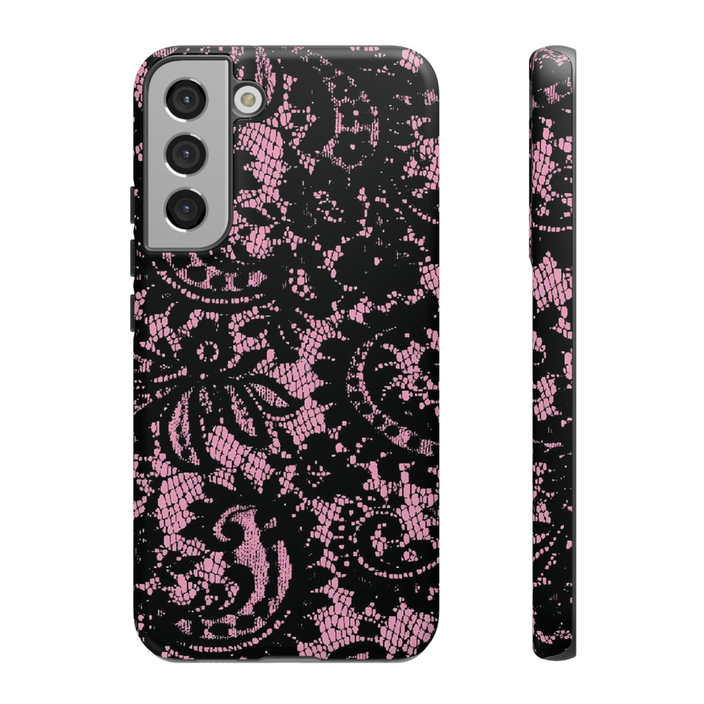 Pink lace case
