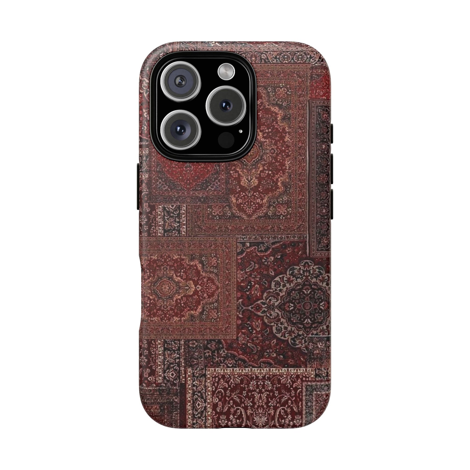 Red Persian Rug Case (collage)