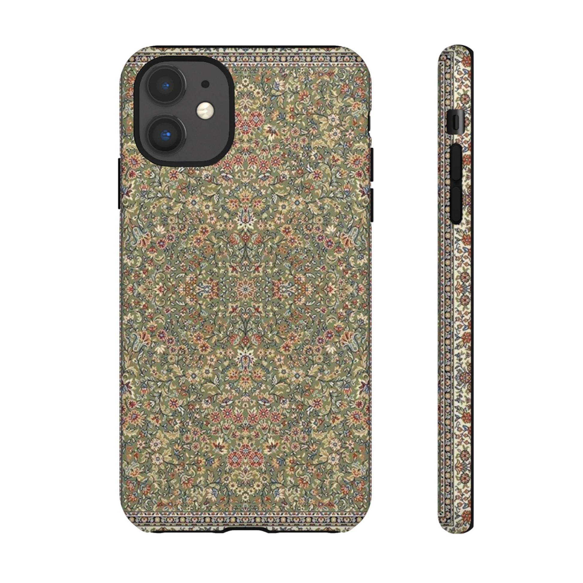 Green Persian Rug Case