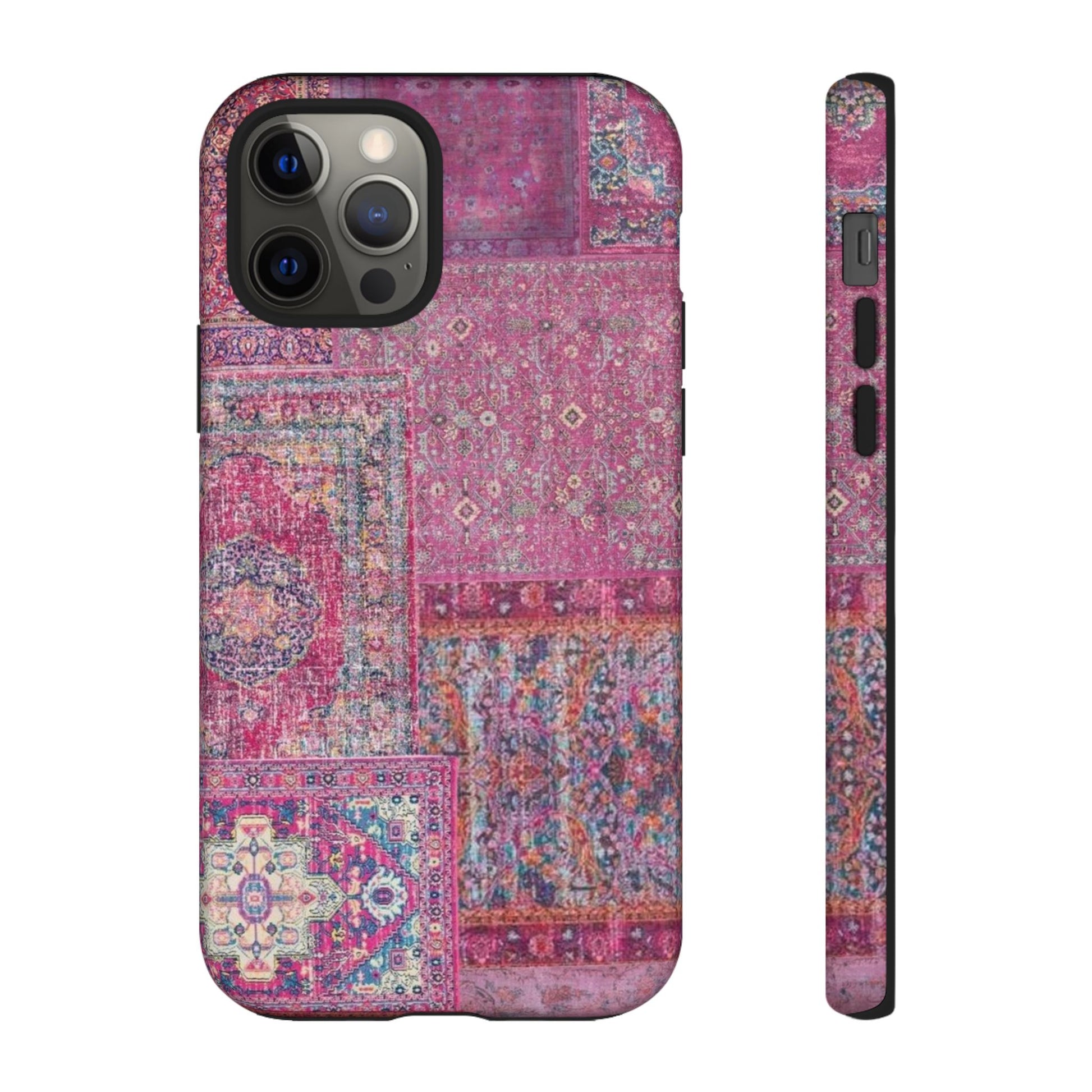 Dark Pink Persian Rug Case