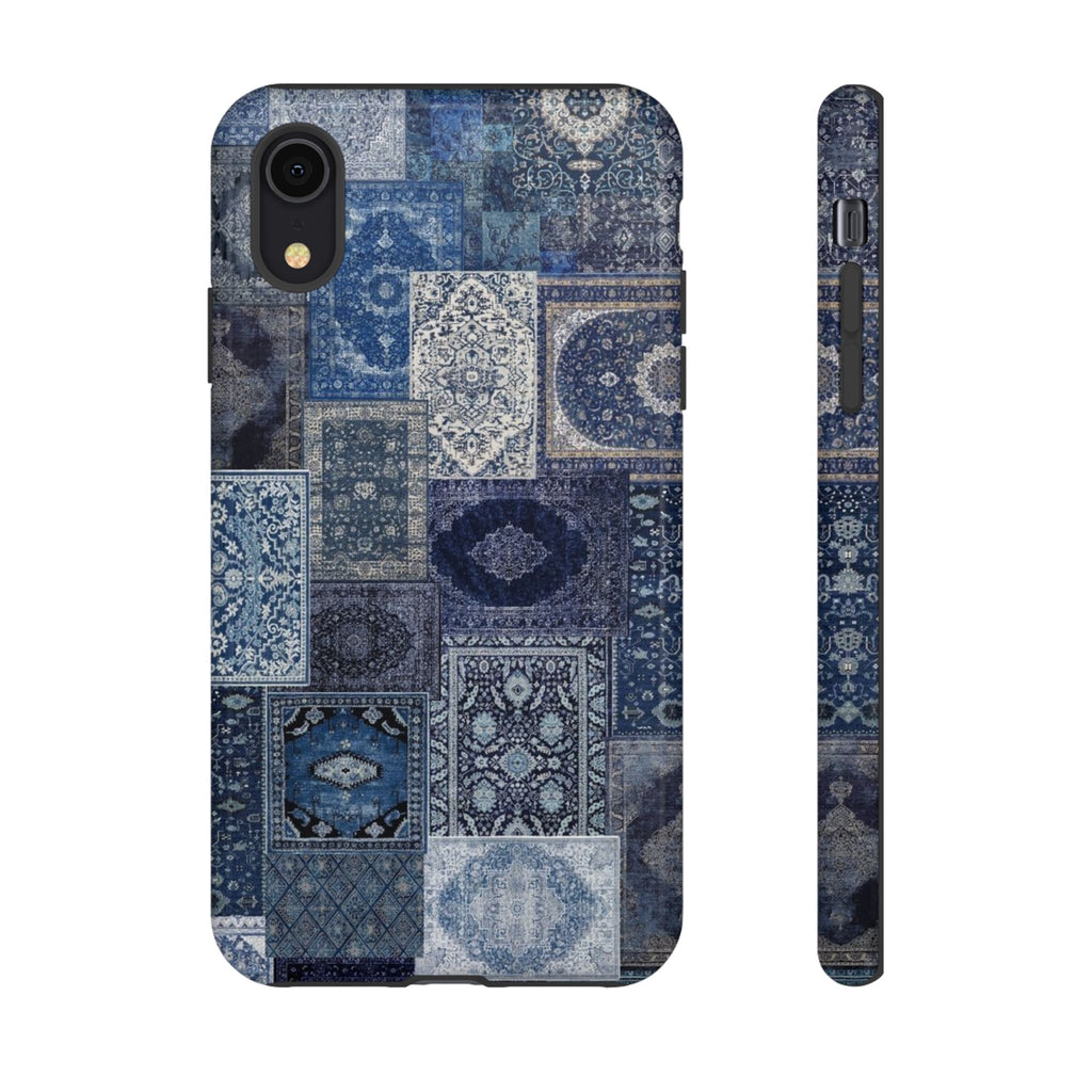Blue Persian Rug Case (collage)