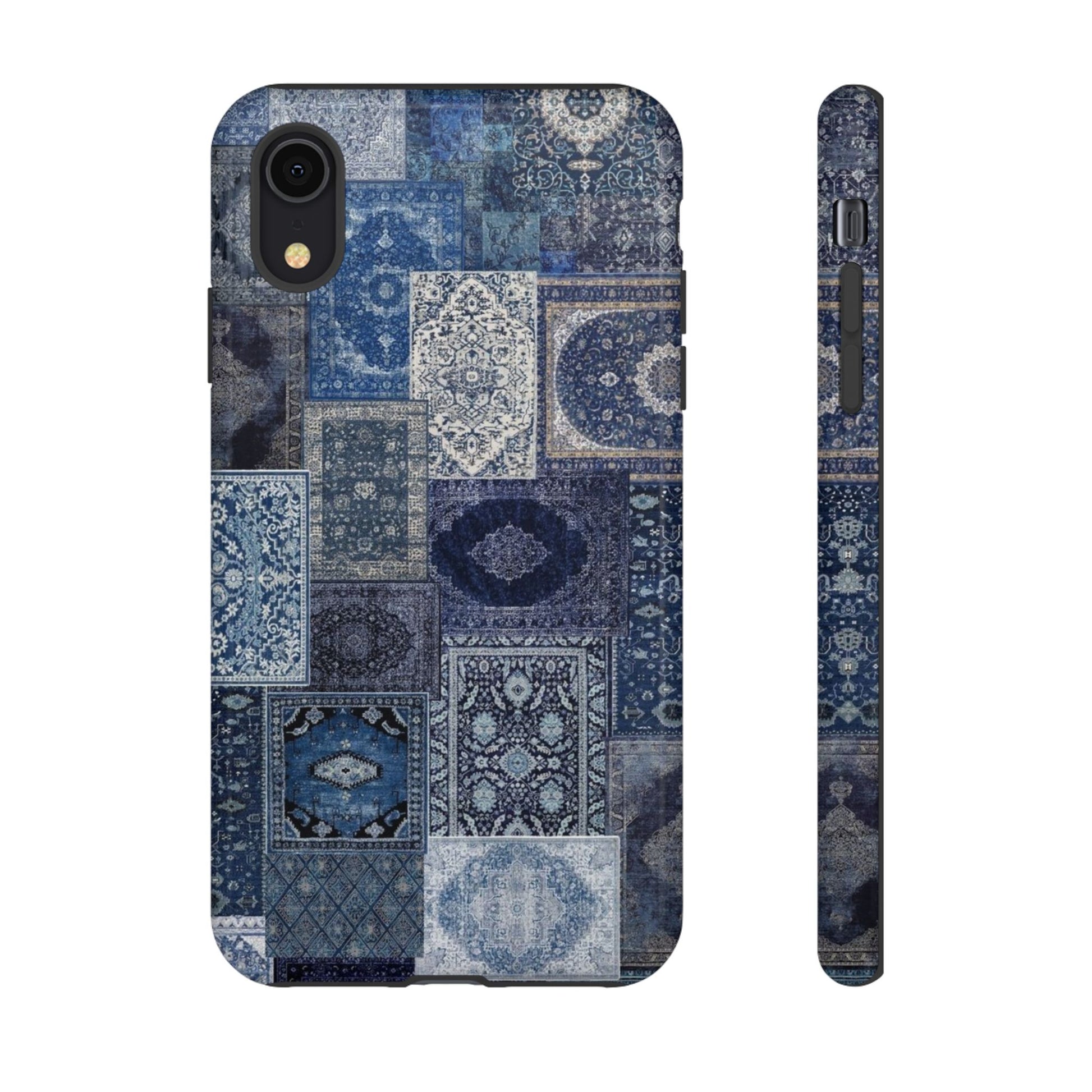 Blue Persian Rug Case (collage)