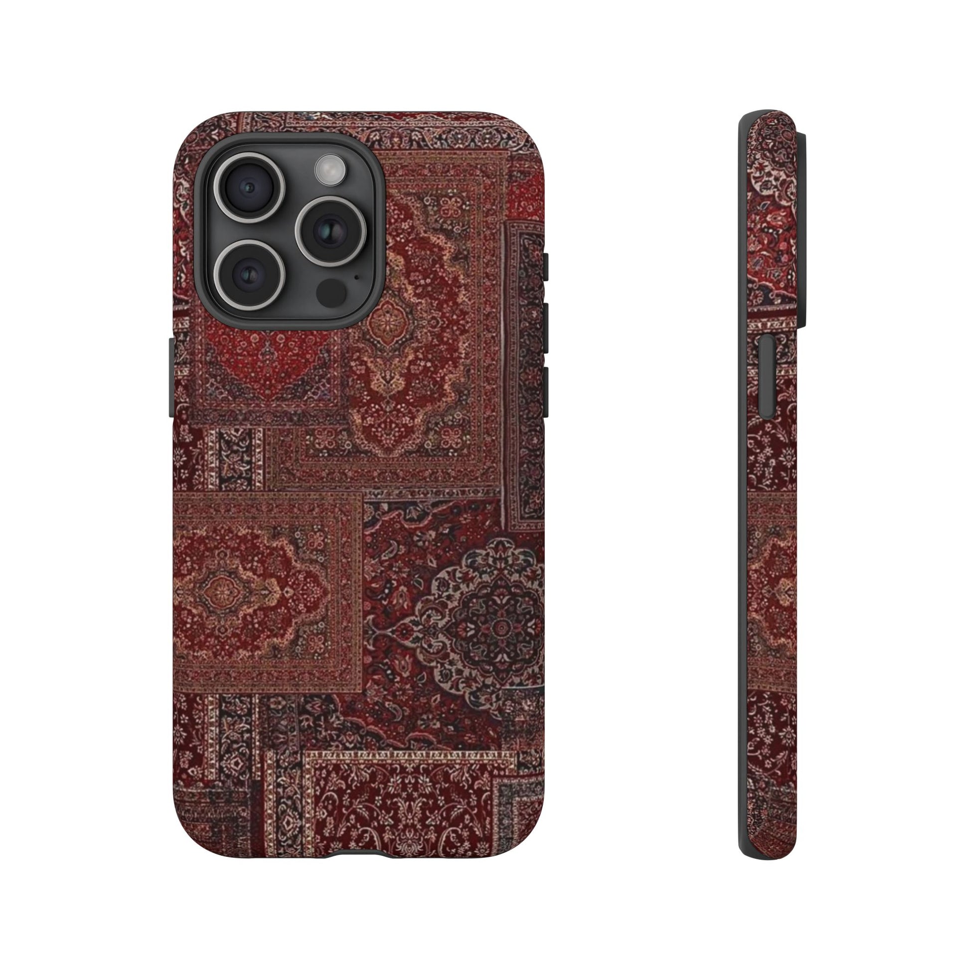 Red Persian Rug Case (collage)