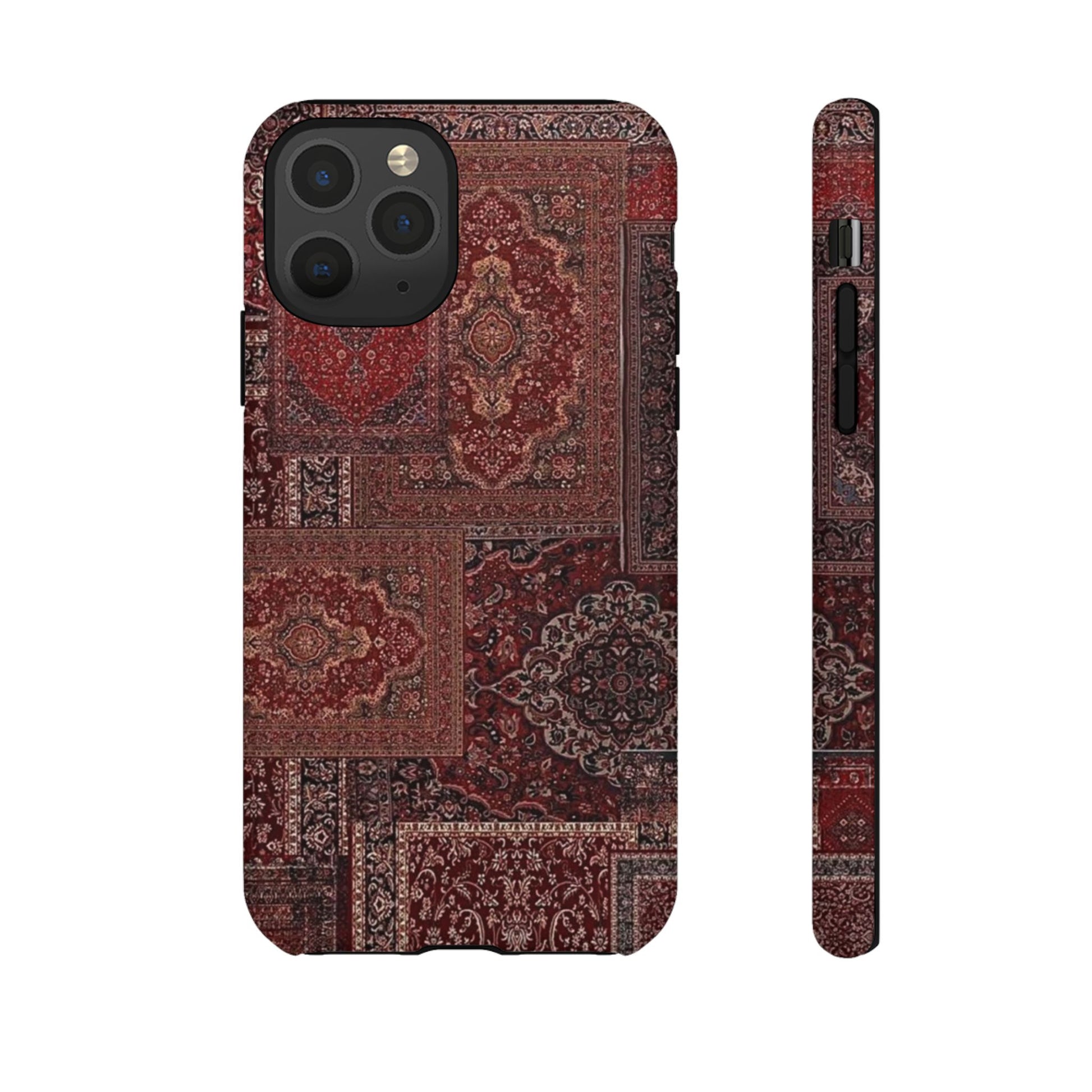 Red Persian Rug Case (collage)