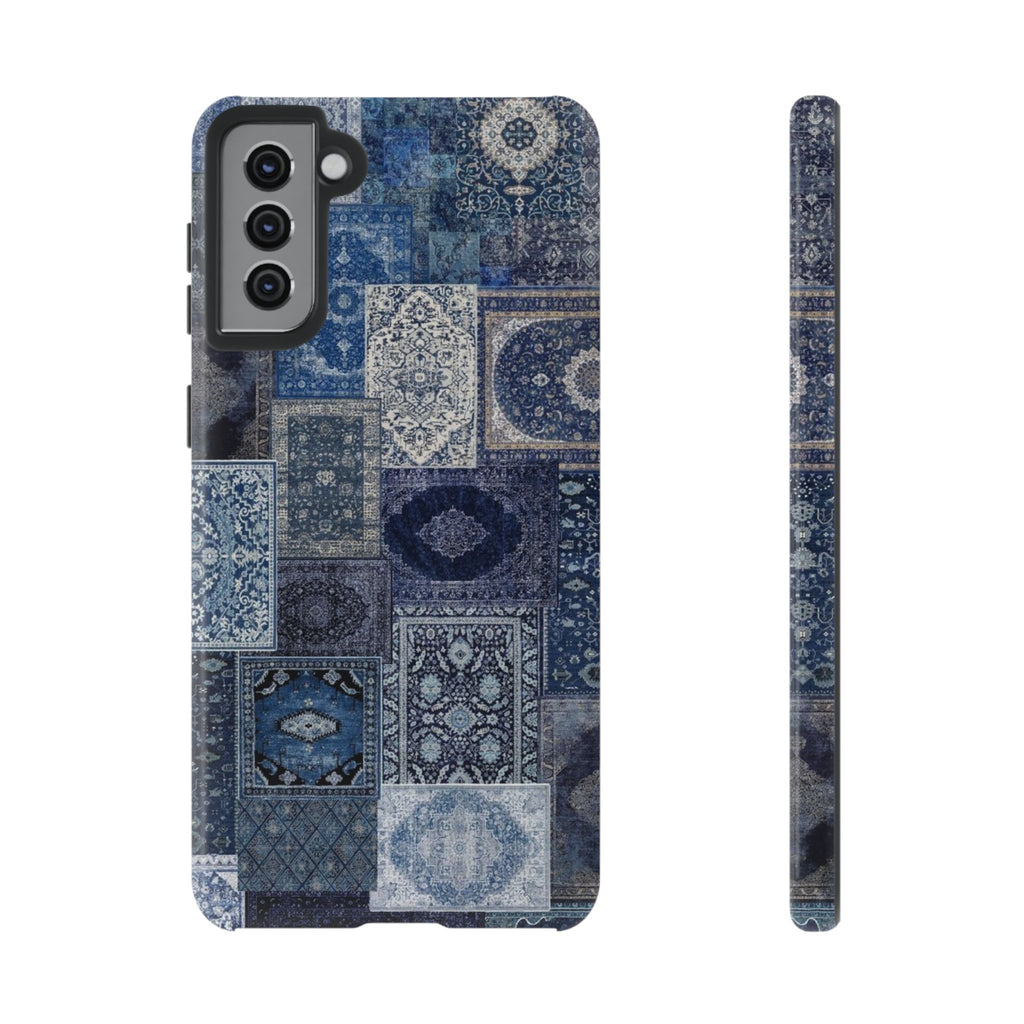 Blue Persian Rug Case (collage)