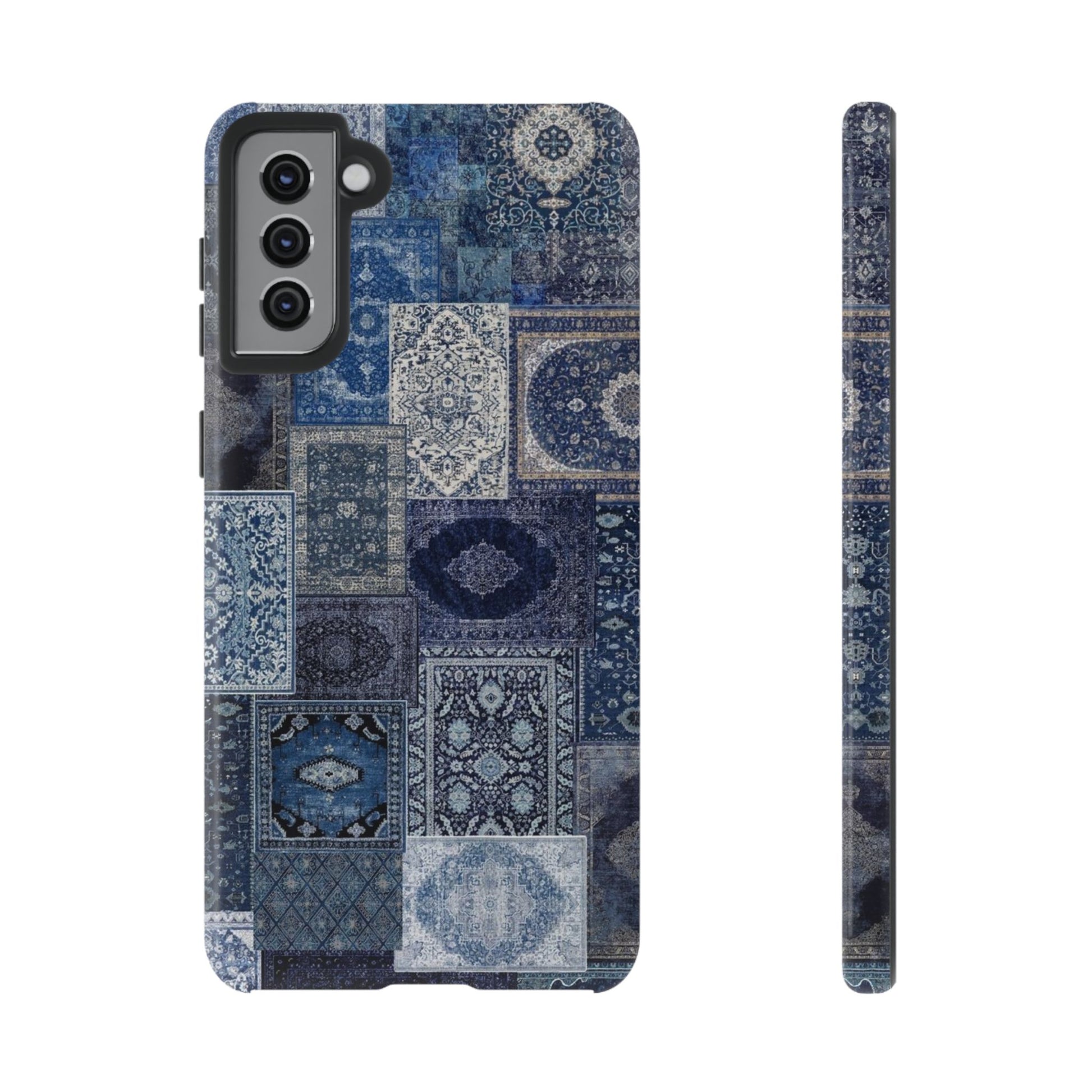 Blue Persian Rug Case (collage)
