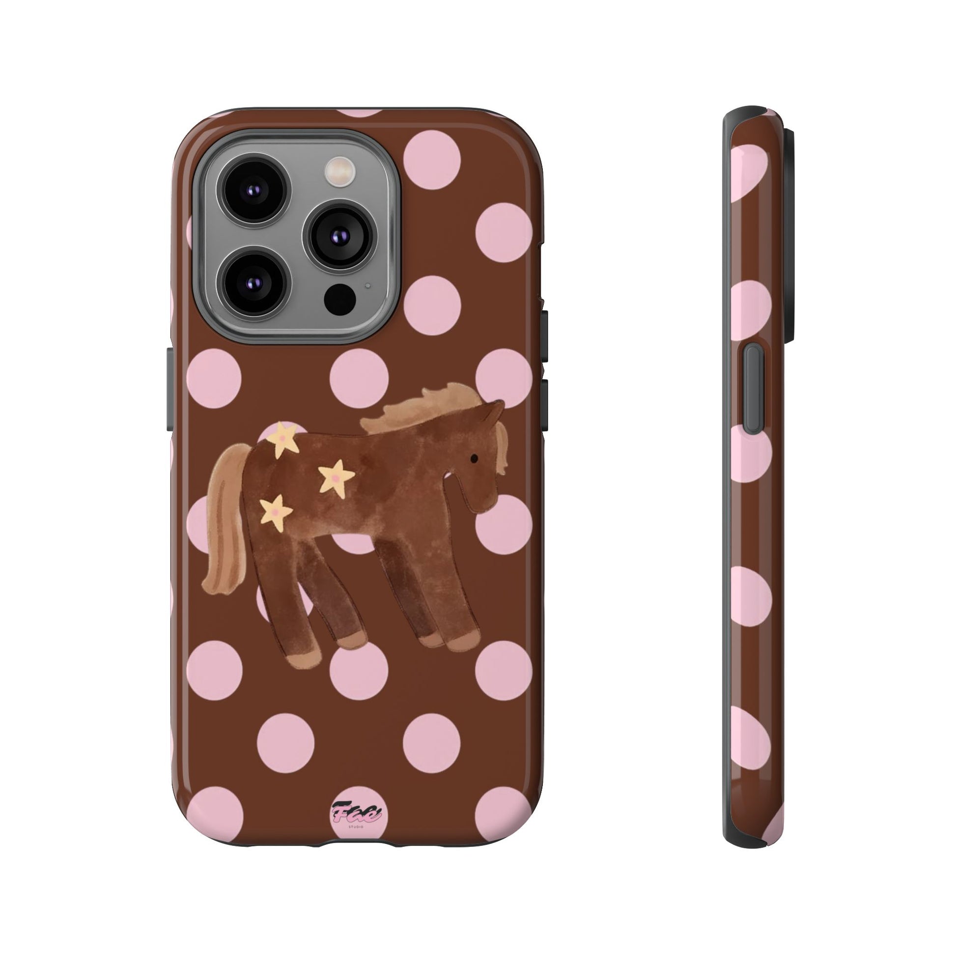 The horse year  case (brown)