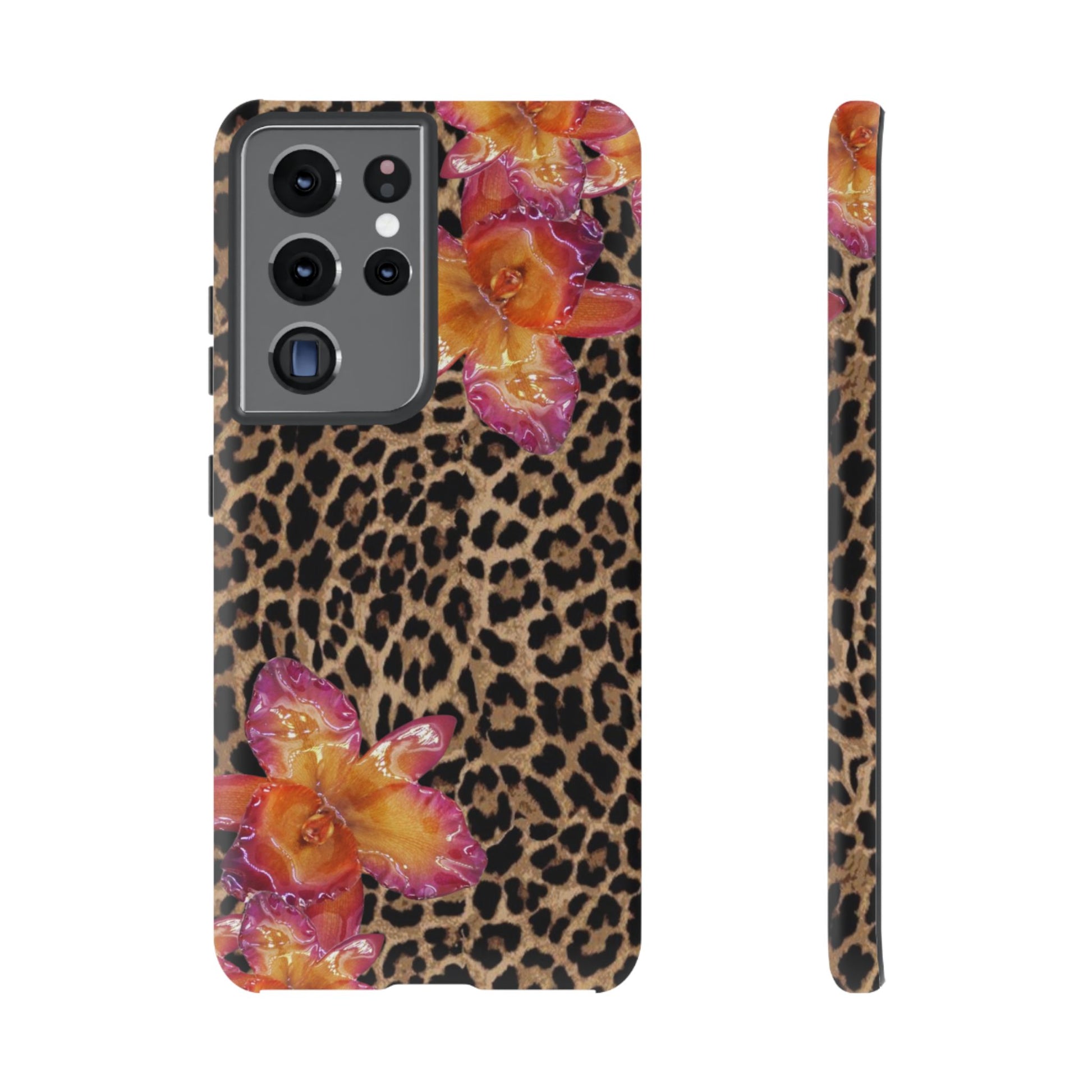 Leopard flower case