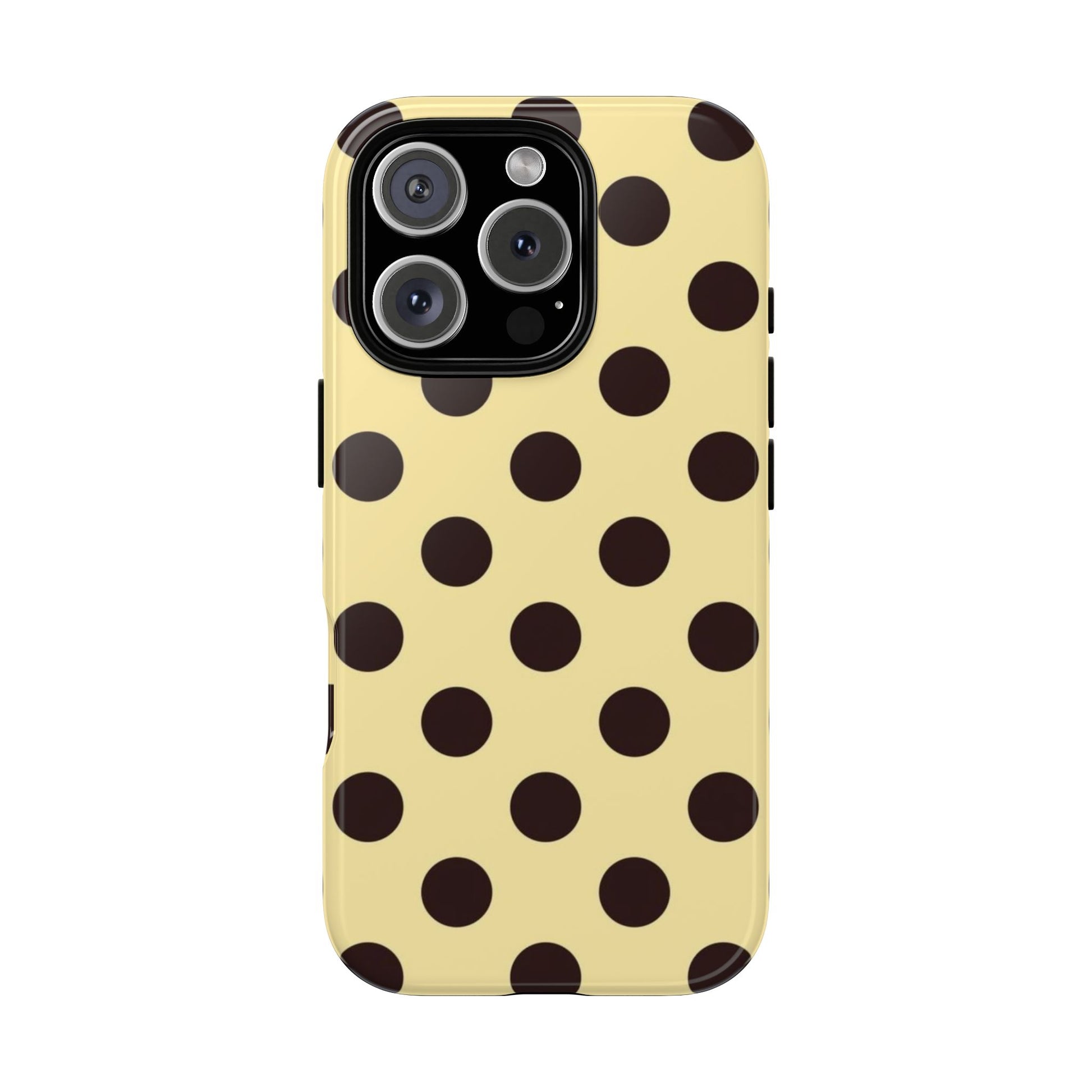 Yellow polka dot  case