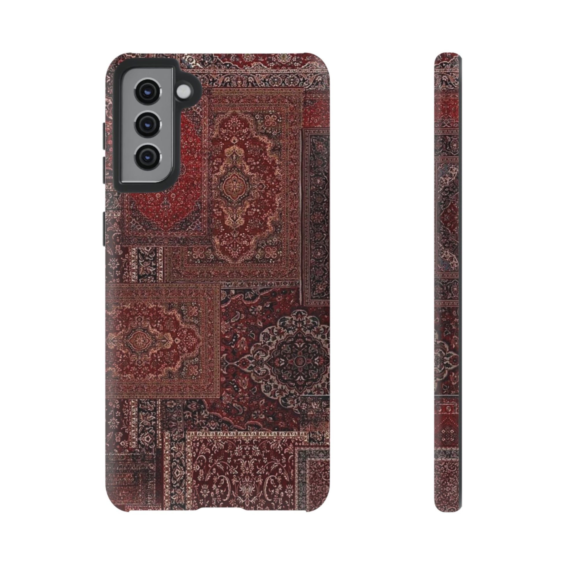 Red Persian Rug Case (collage)