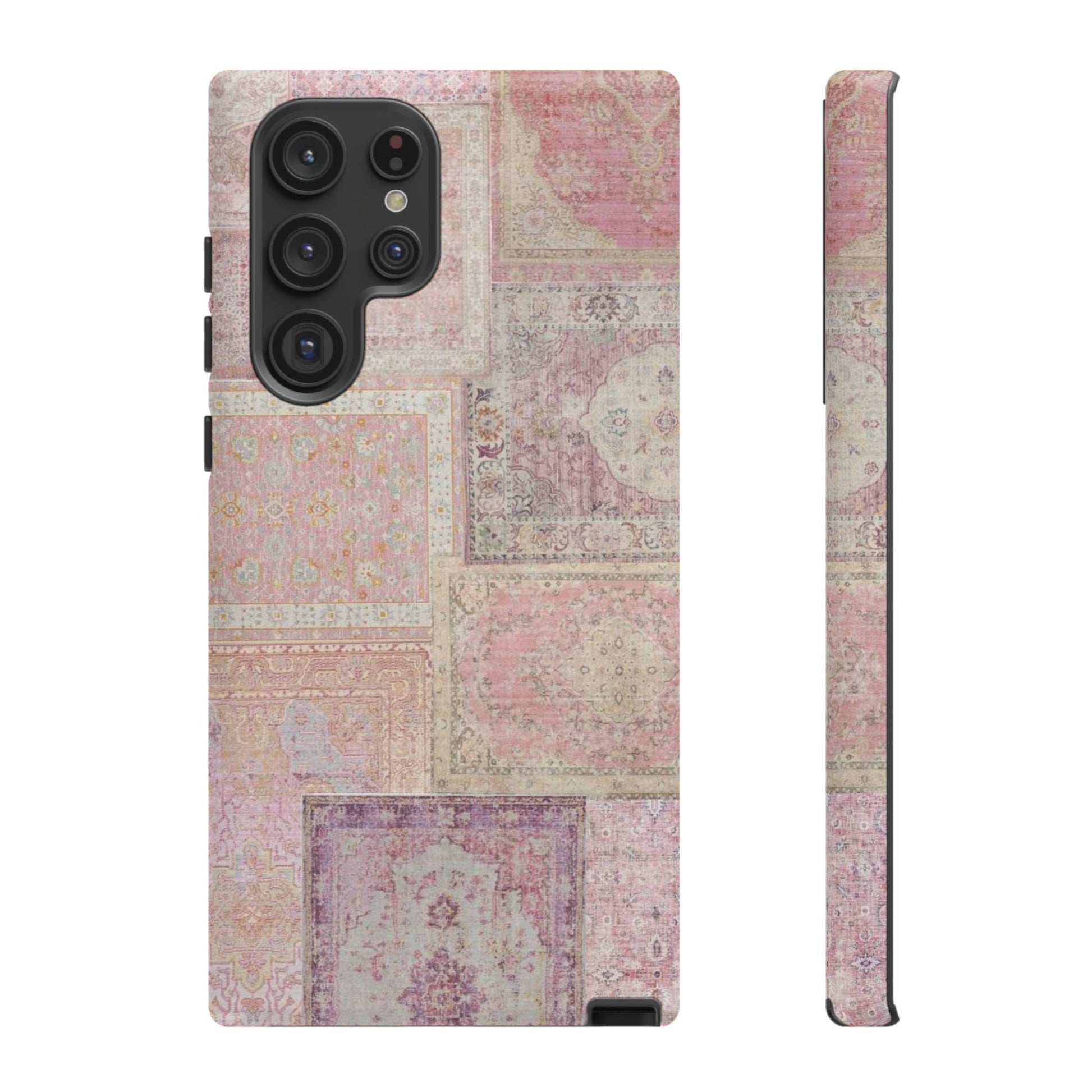 Pink Persian Rug Case (collage)
